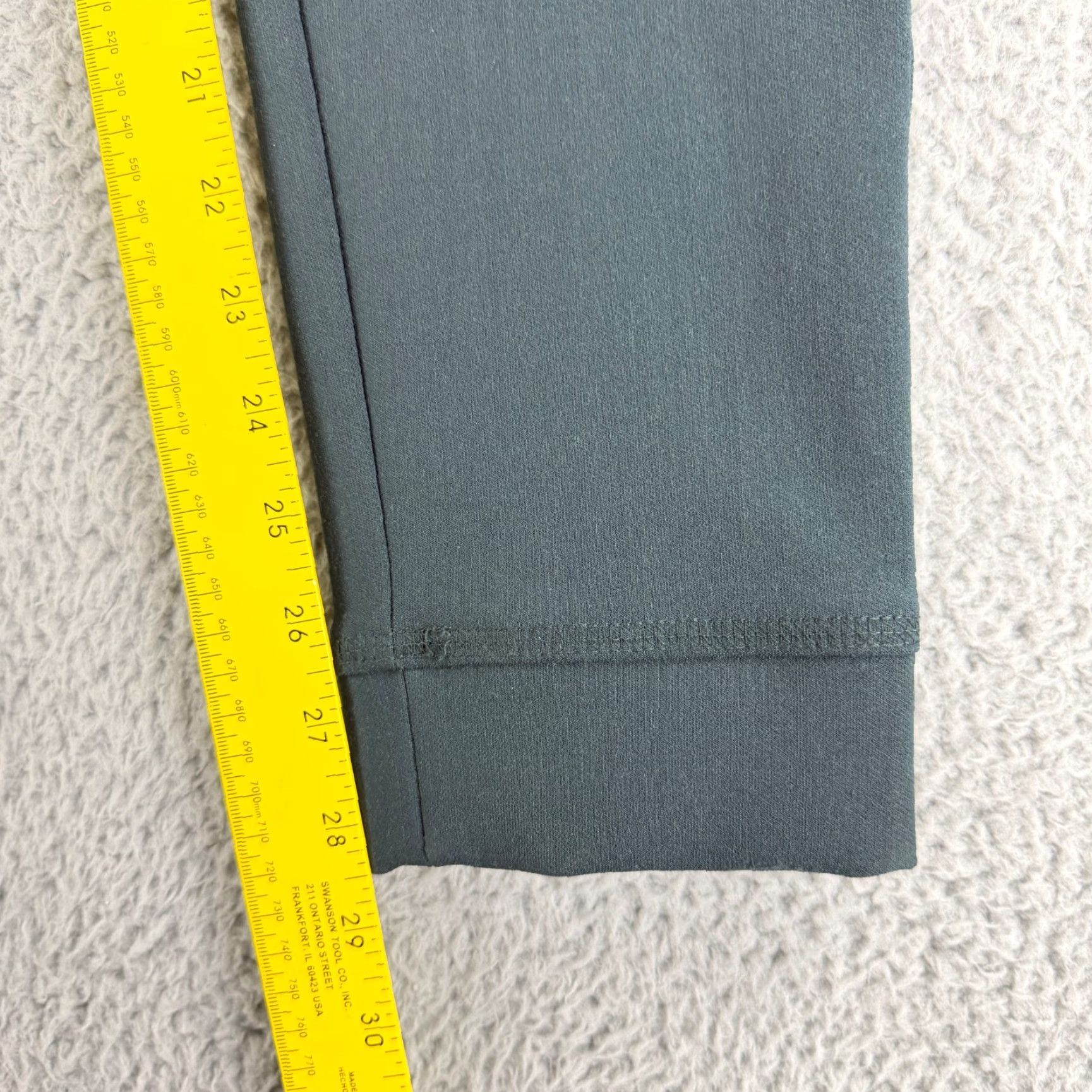 Lanvin Lanvin River 2013 Legging Pants Womens Size 12 Green Pull On Tapered Mid-Rise Size 34" / US 12 / IT 48 - 6 Thumbnail