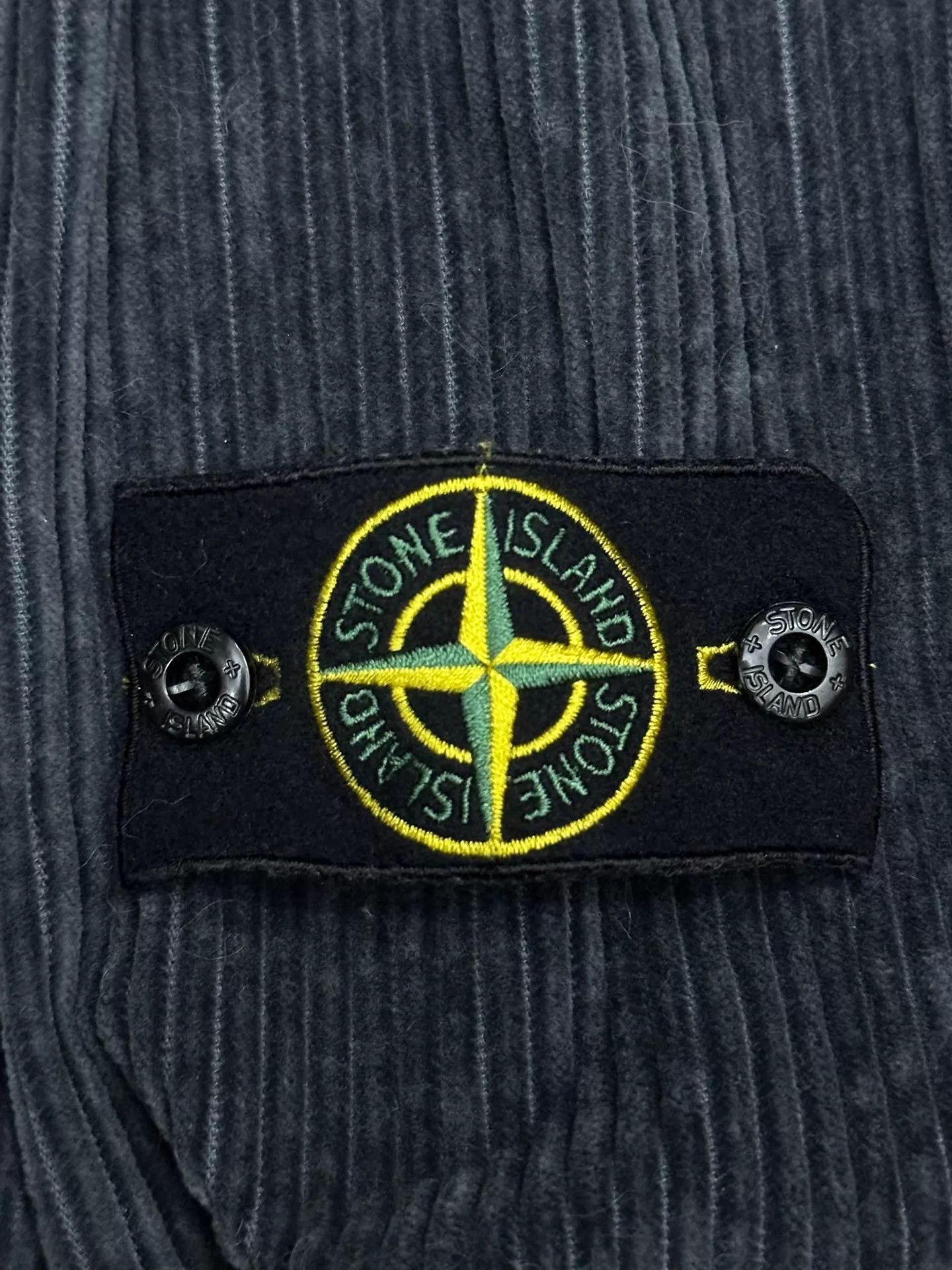 Stone Island Stone Island 23FW Corduroy Multi-Pkt Hooded Jacket Black S Size US S / EU 44-46 / 1 - 5 Thumbnail