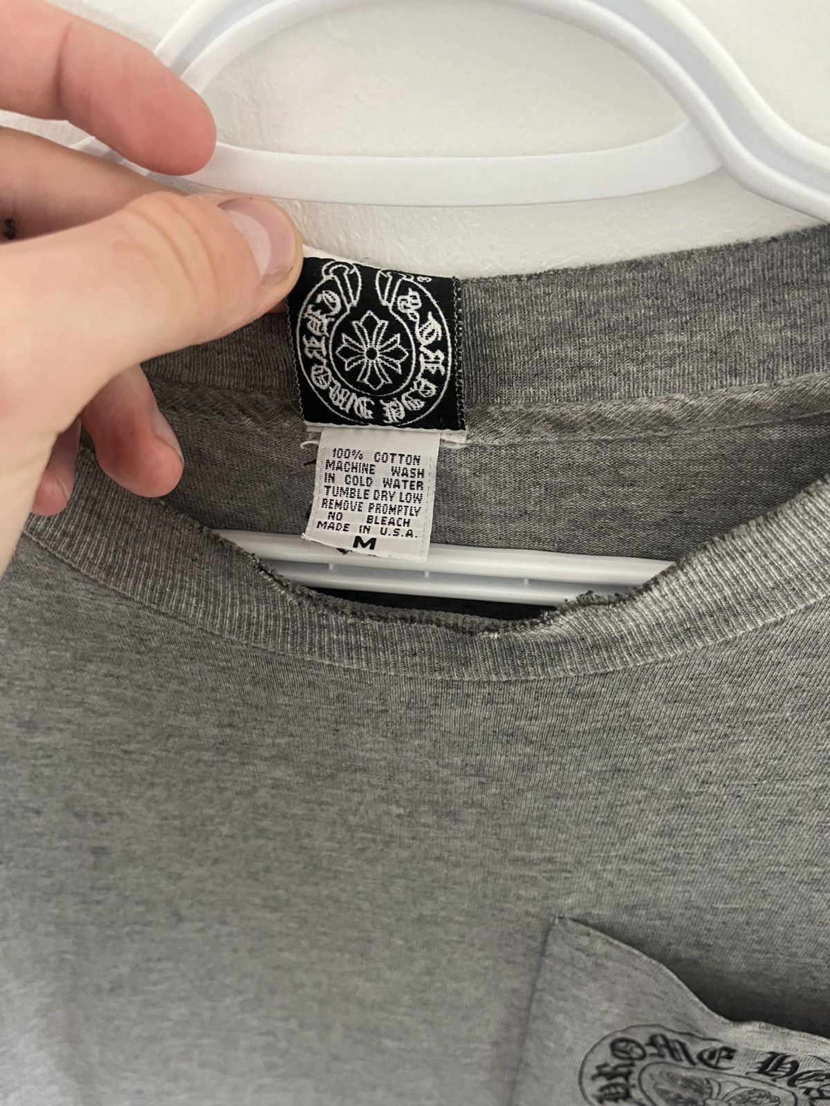 Chrome Hearts Vintage chrome hearts grey longsleeve Size US M / EU 48-50 / 2 - 3 Thumbnail