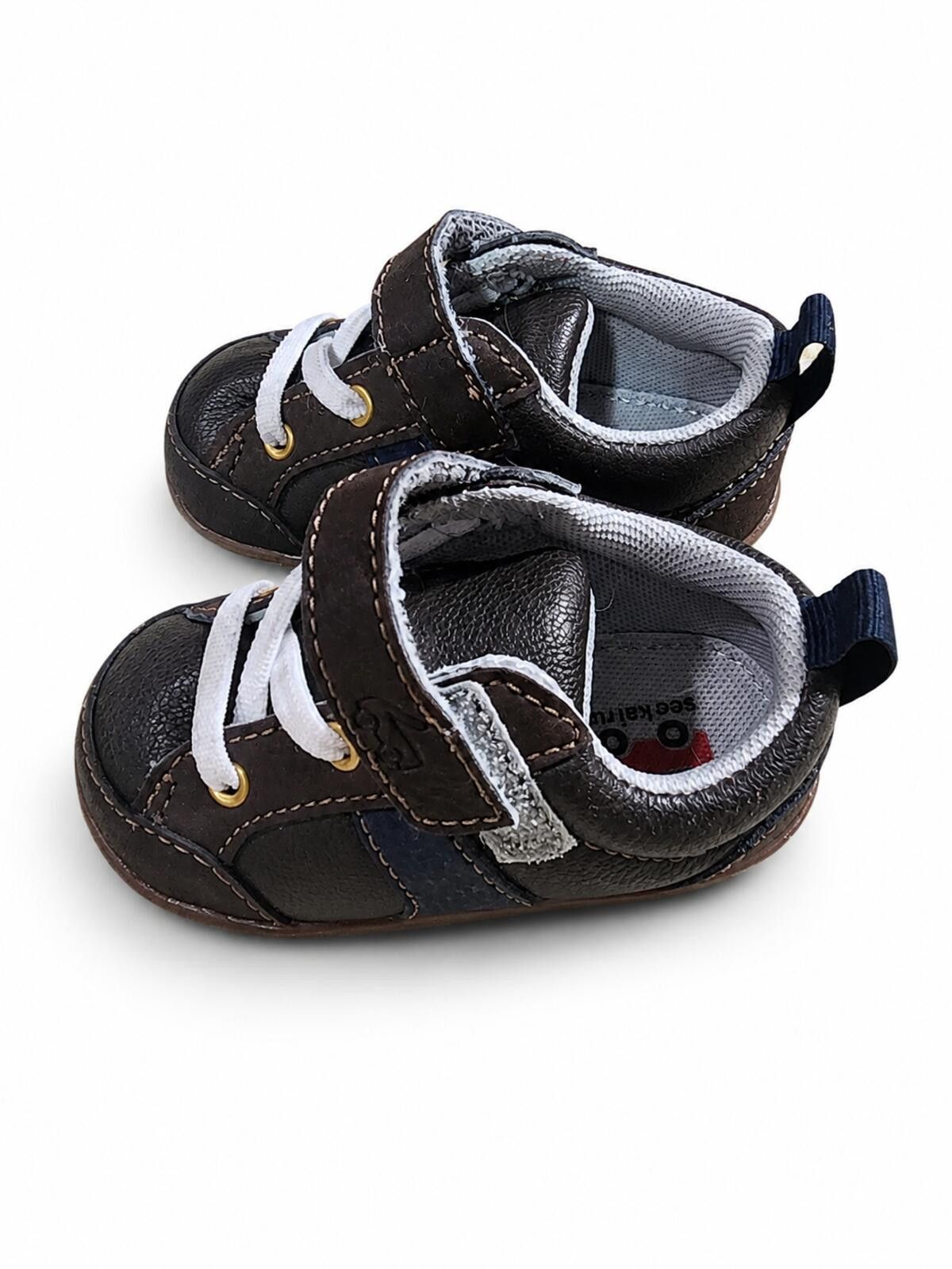 Other NEW See Kai Run Brown Baby First Walkers Sneaker Size 5 Size US 5 / EU 37 - 1 Thumbnail