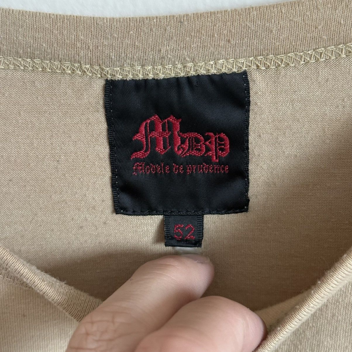 If Six Was Nine × Japanese Brand × Vintage MdP Modèle de Prudence Japan Tattoo Sleeve Beige 3/4 T-Shirt Size US L / EU 52-54 / 3 - 9 Thumbnail