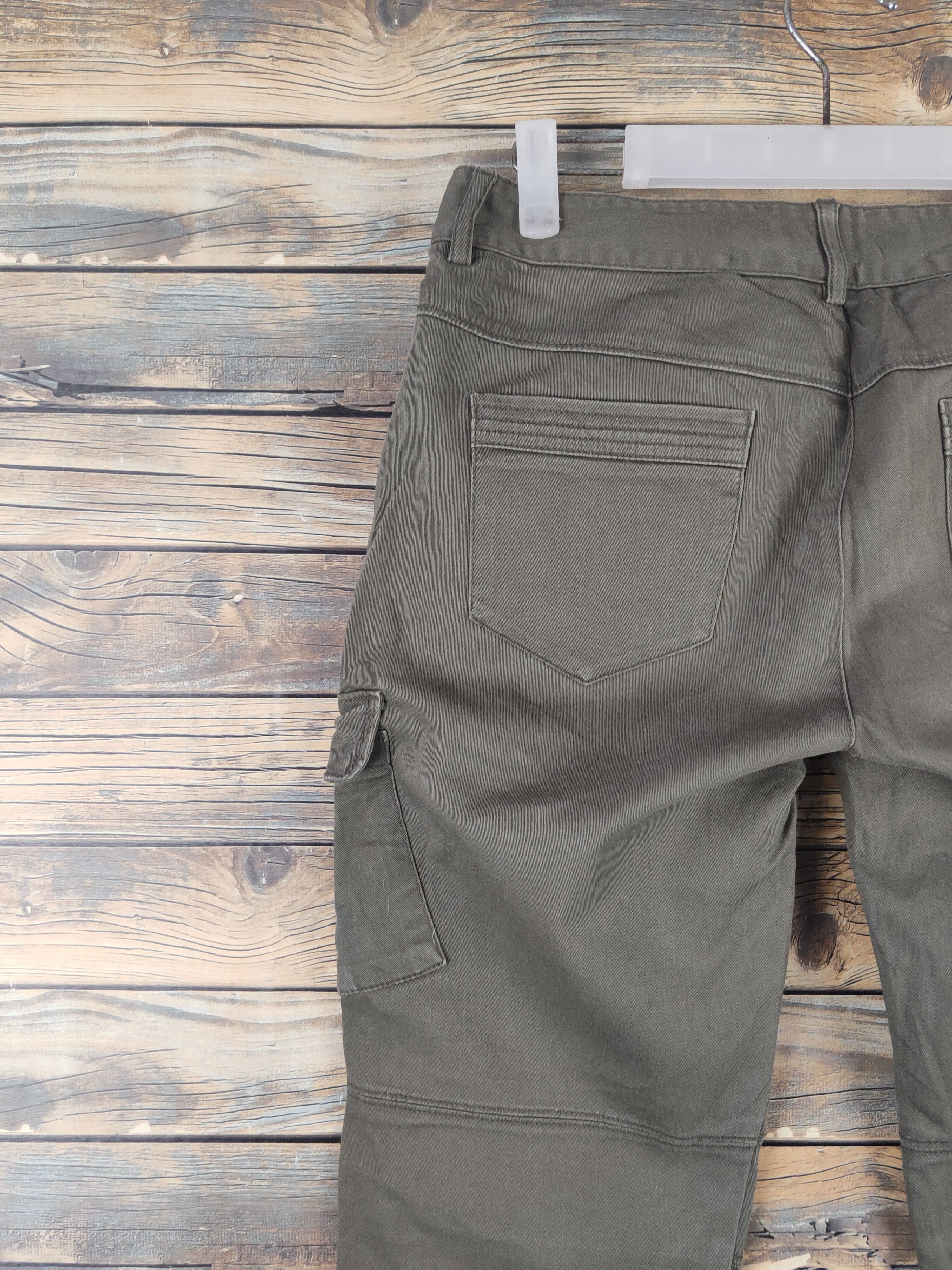 Japanese Brand DL Bangbang Olive Multipocket Tactical Cargo Pants #1771 Size 29" - 8 Thumbnail