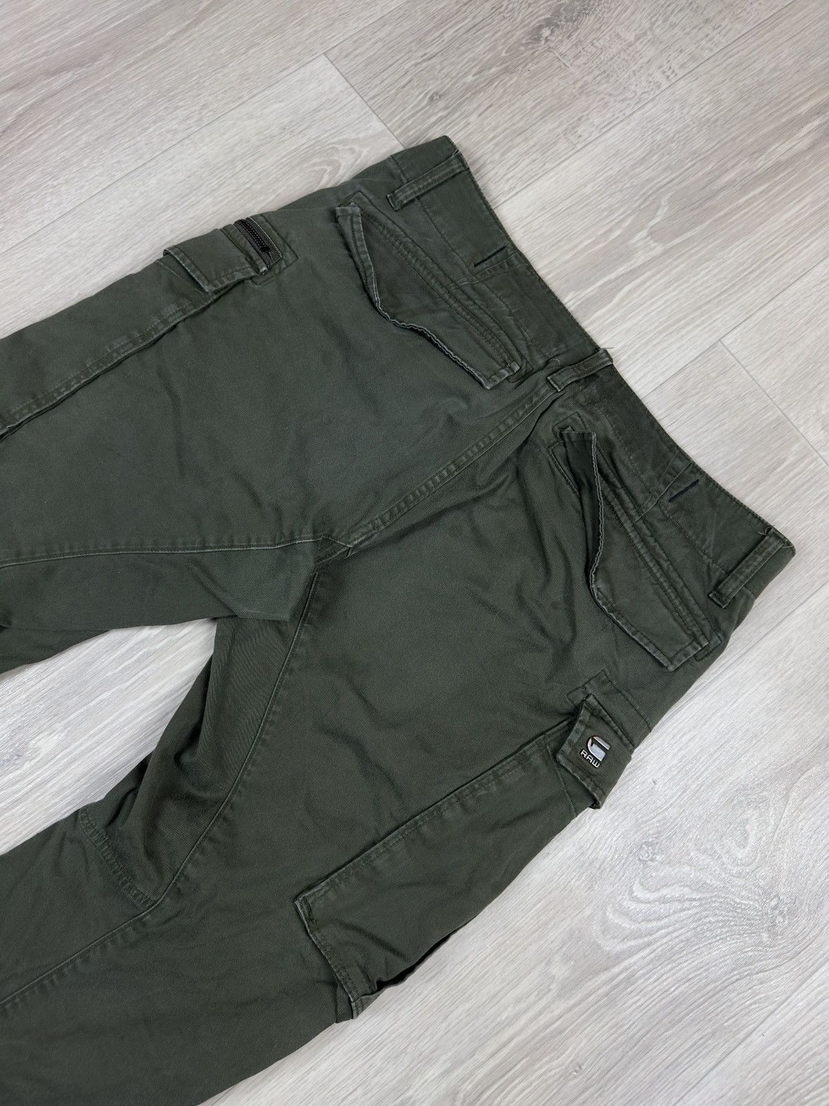 G-Star G-Star Raw Rovic Zip 3D Regular Tapered Cargo Pants Size US 33 - 9 Thumbnail