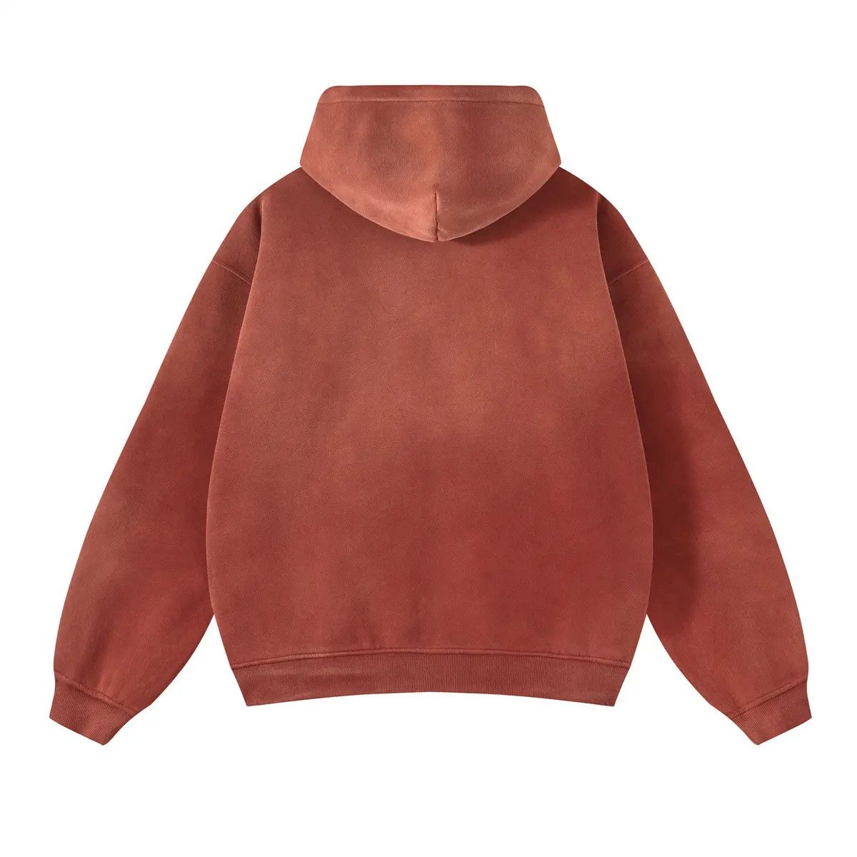 Designer × Japanese Brand Acid Washed Faded Zippered Oversized Hoodie Size US L / EU 52-54 / 3 - 6 Thumbnail