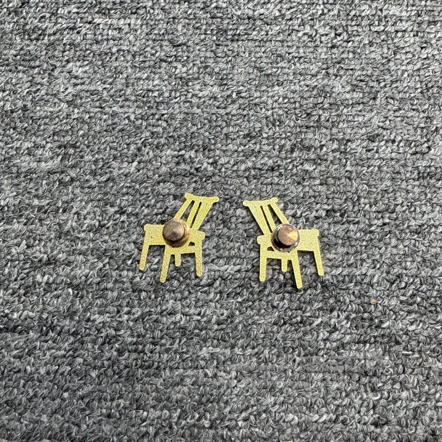 Other Fnjj Bamboo chair brooch| Size ONE SIZE - 5 Thumbnail