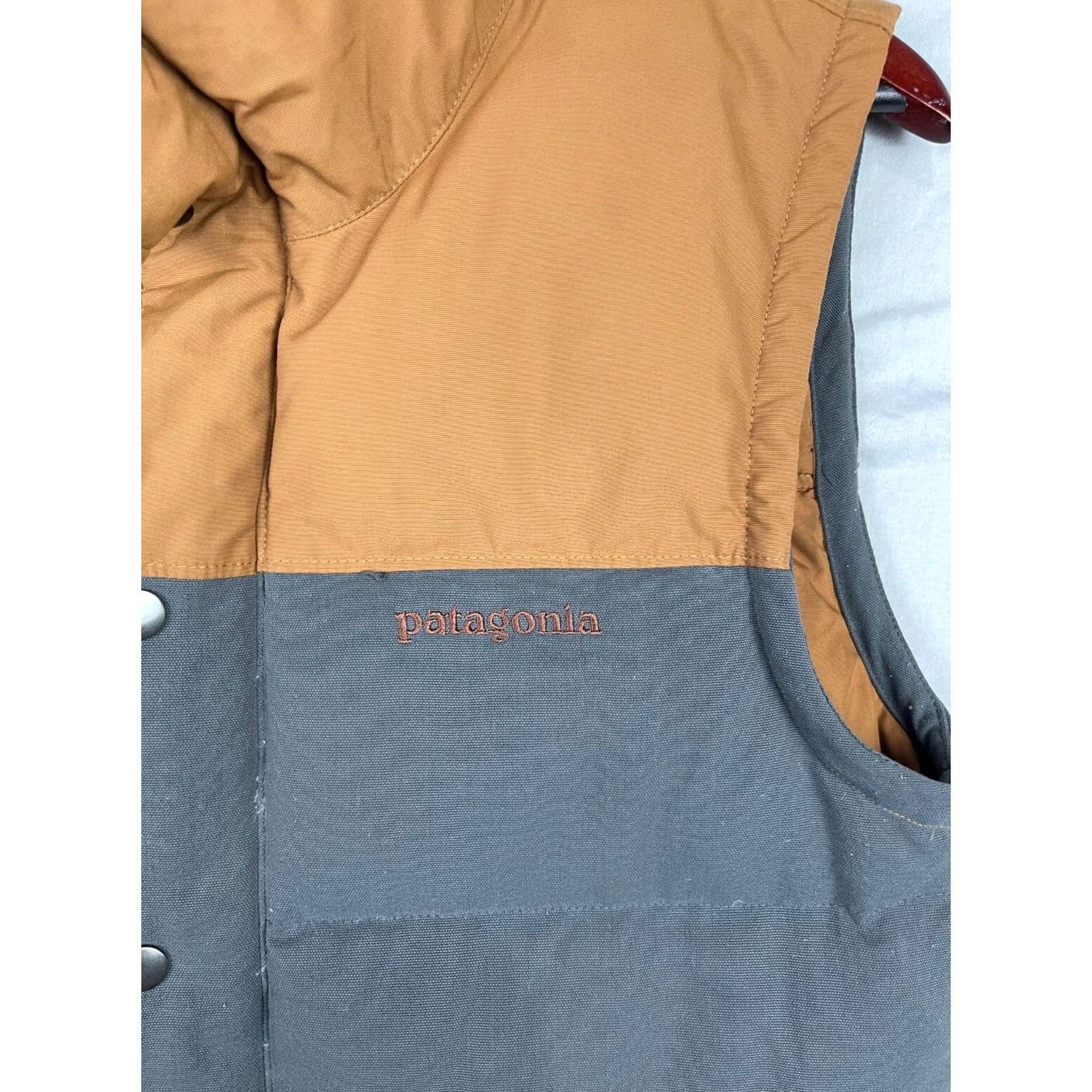 Patagonia Vest Men XS Bivy Down Reversible Full Zip Outdoor Puffer