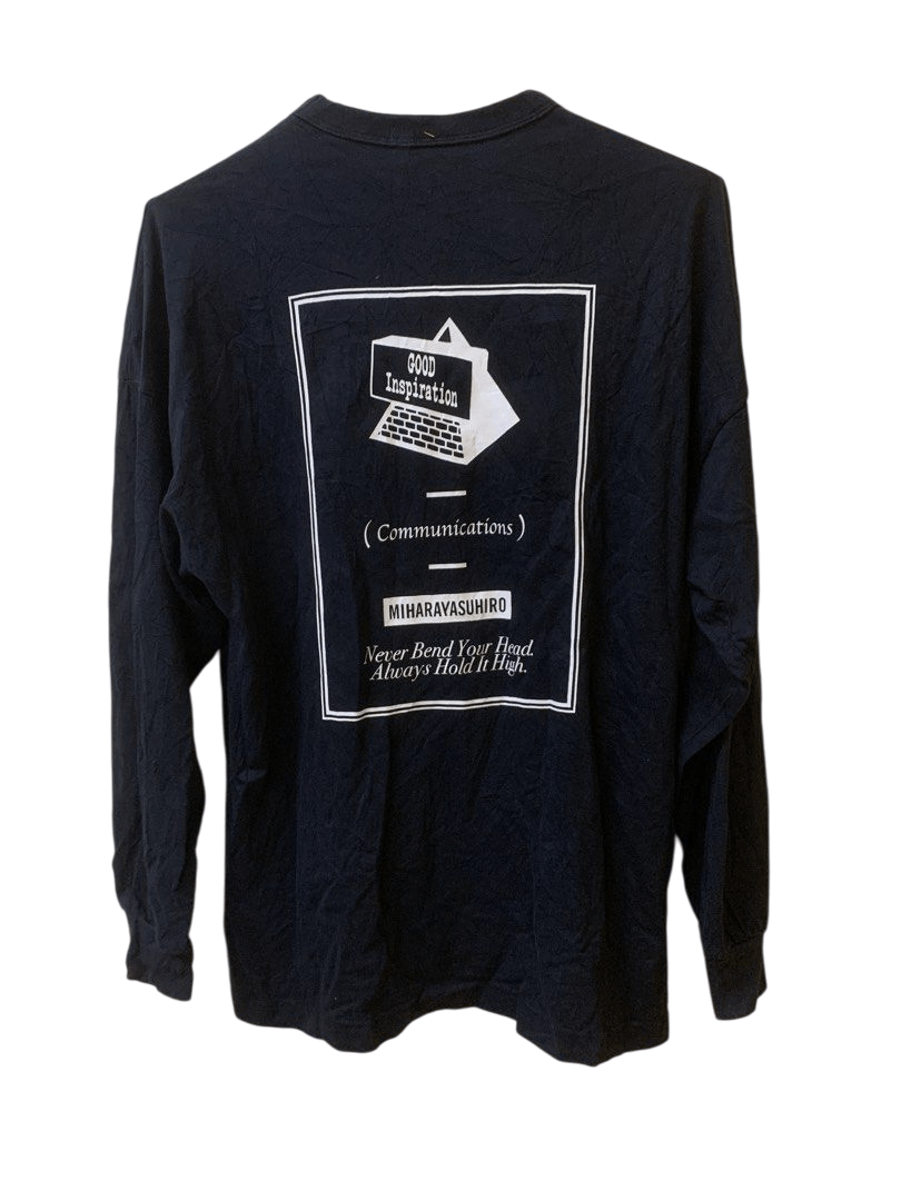 GU × Japanese Brand × Maison MIHARA YASUHIRO MIHARAYASUHIRO Mihara Yasuhiro Good Inspiration Sweatshirt Size US S / EU 44-46 / 1 - 1 Thumbnail