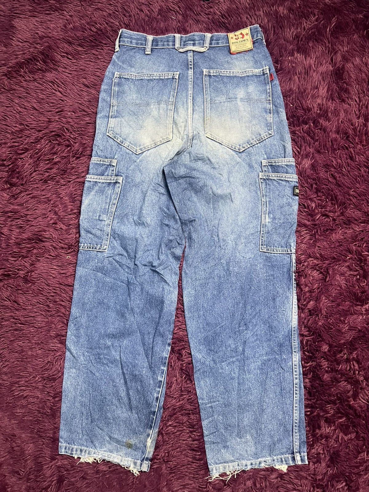 Dogtown Dogtown Venice Cross Logo Baggy Cargo Skater Pants (47) Size US 27 - 2 Thumbnail