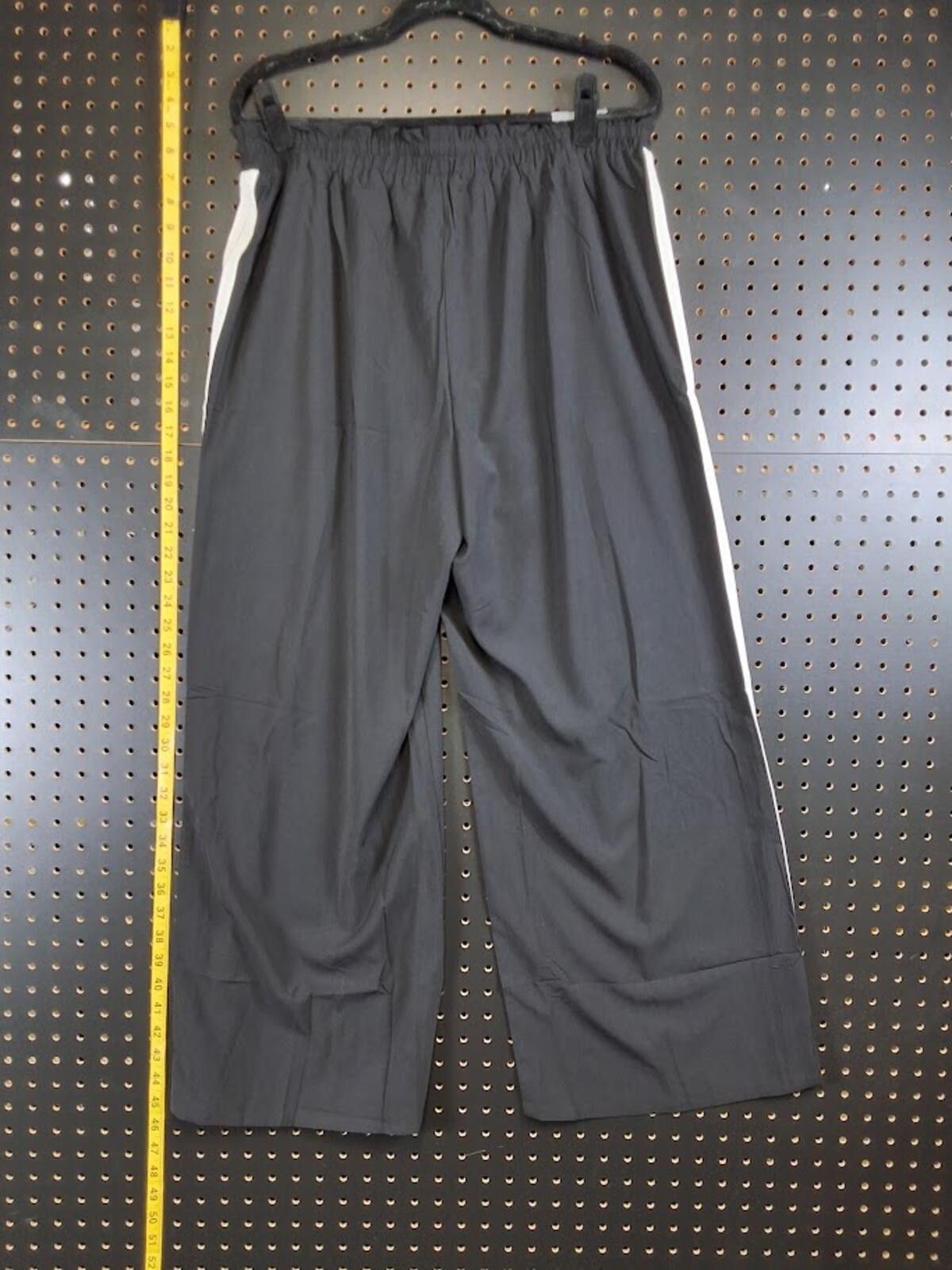 Other Stylish Black Track Pants with White Side Stripes - X Large Size US 36 / EU 52 - 3 Thumbnail
