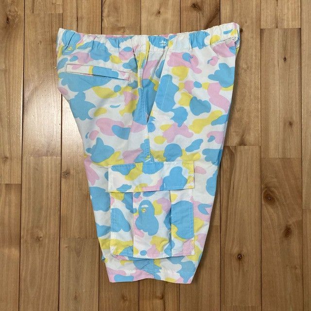 Bape BAPE Multi Camo Nylon Cargo Shorts cotton candy camo ★size M Size US 32 / EU 48 - 2 Thumbnail