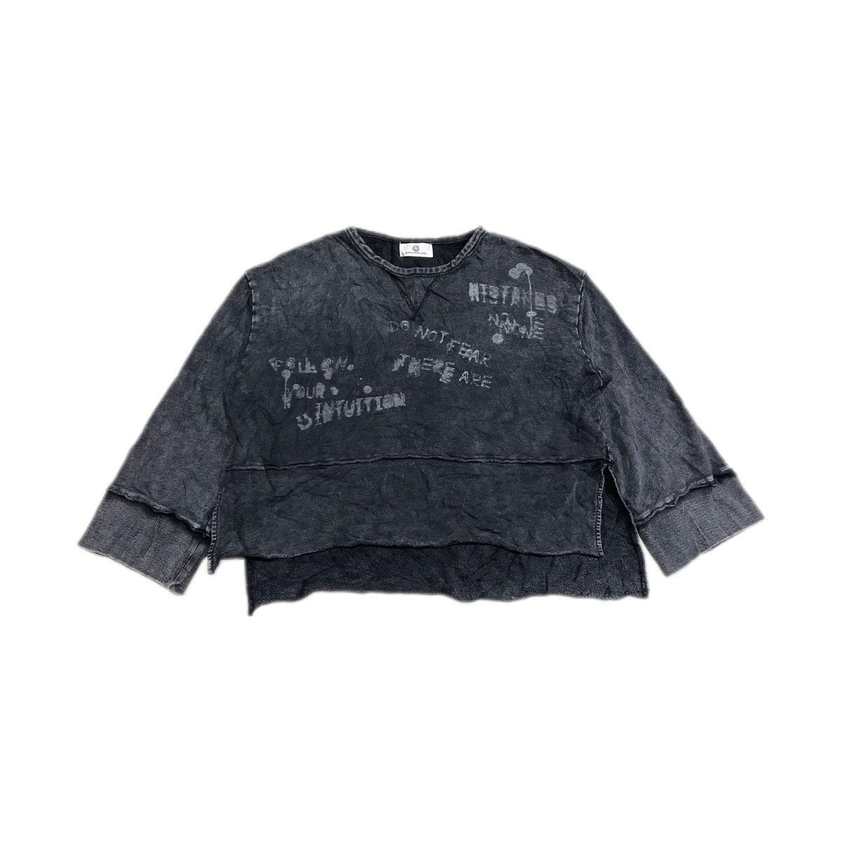 Hysteric Glamour × Japanese Brand × Seditionaries 🔥Sick Y2K World Wide Love Poem Sweatshirt Distressed Punk Size US XL / EU 56 / 4 - 2 Thumbnail
