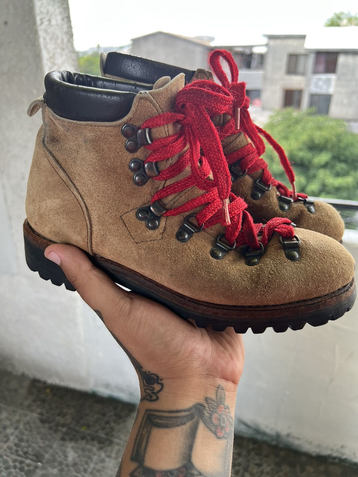 Vintage 80s hiking Boots Size US 6 / EU 39 - 2 Thumbnail
