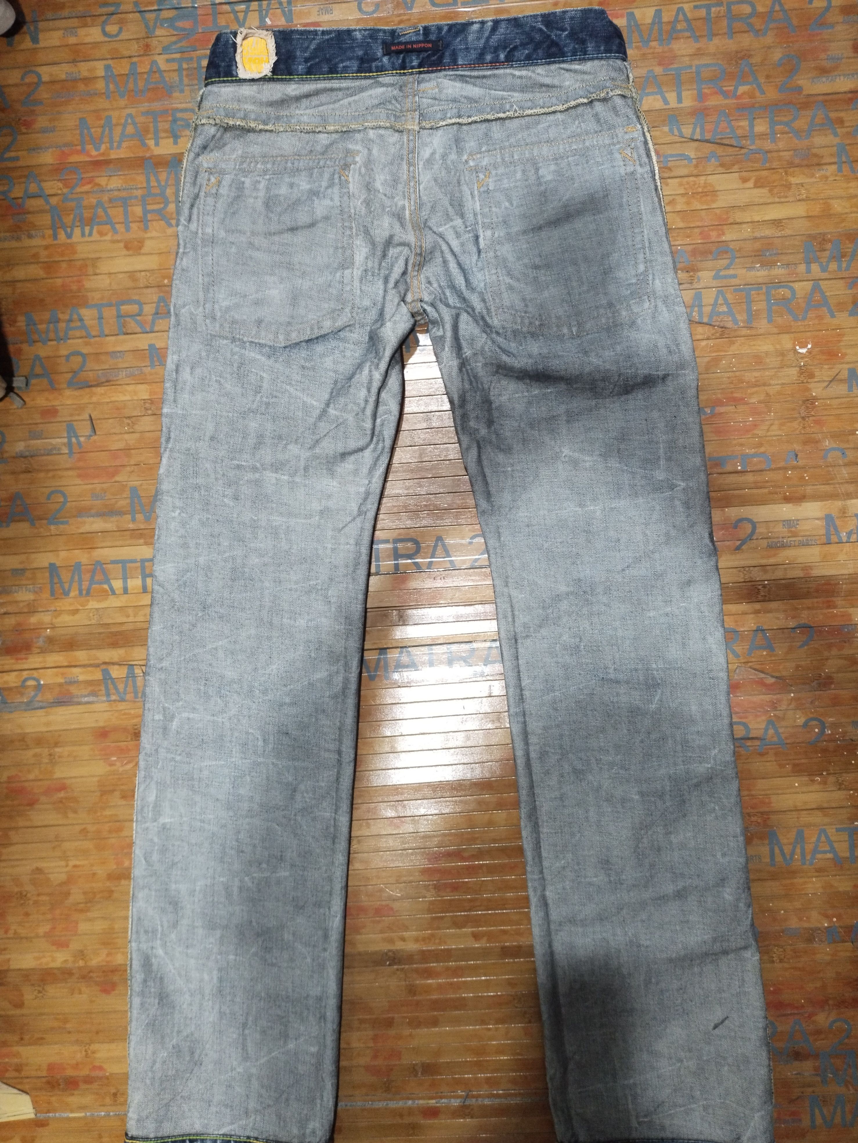 Japanese Brand Jeans Blueway, Bush Pant, Nippon Size US 32 / EU 48 - 15 Thumbnail