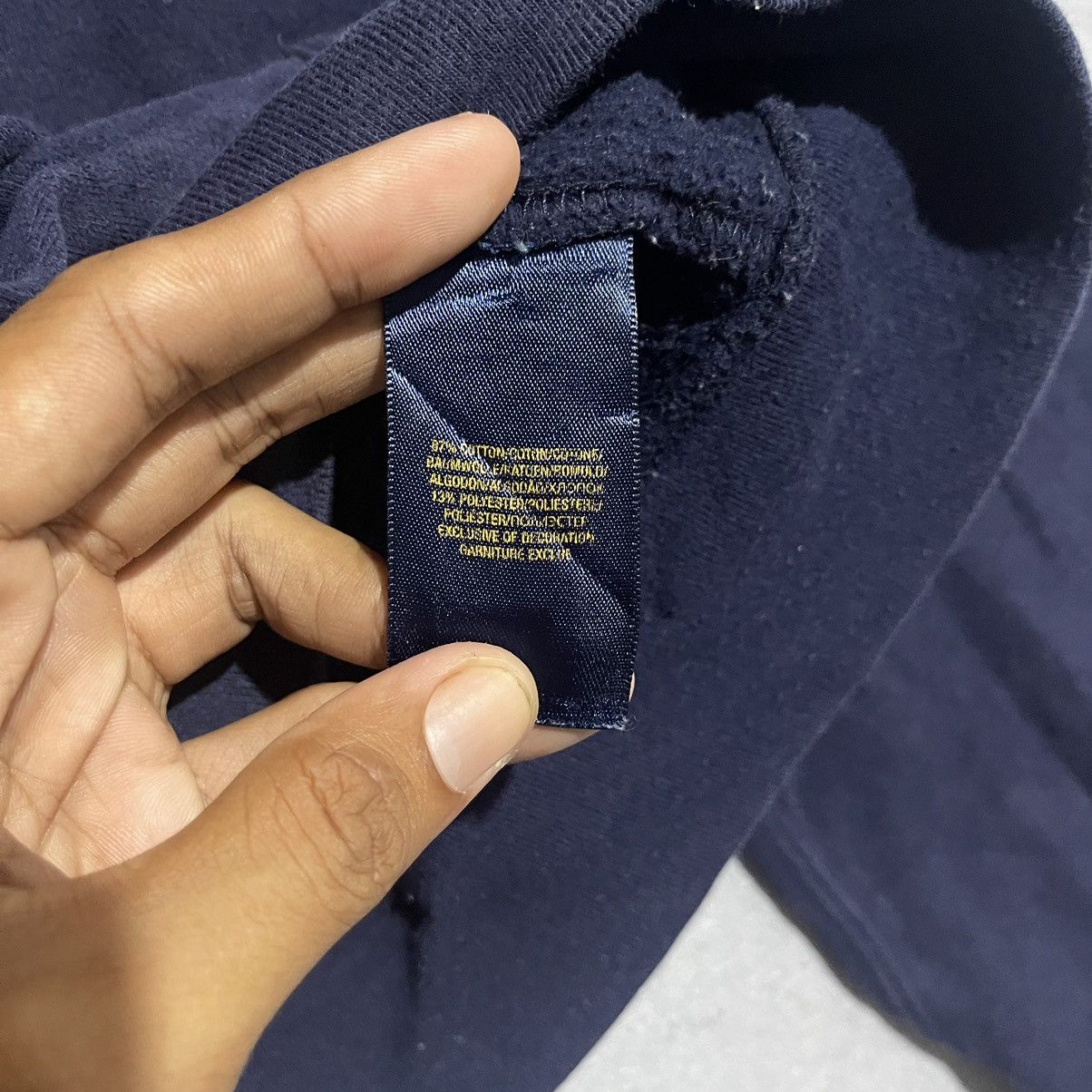 Polo Ralph Lauren Vintage Y2K Polo Ralph Lauren Navy Full-Zip Hoodie Size US S / EU 44-46 / 1 - 10 Thumbnail