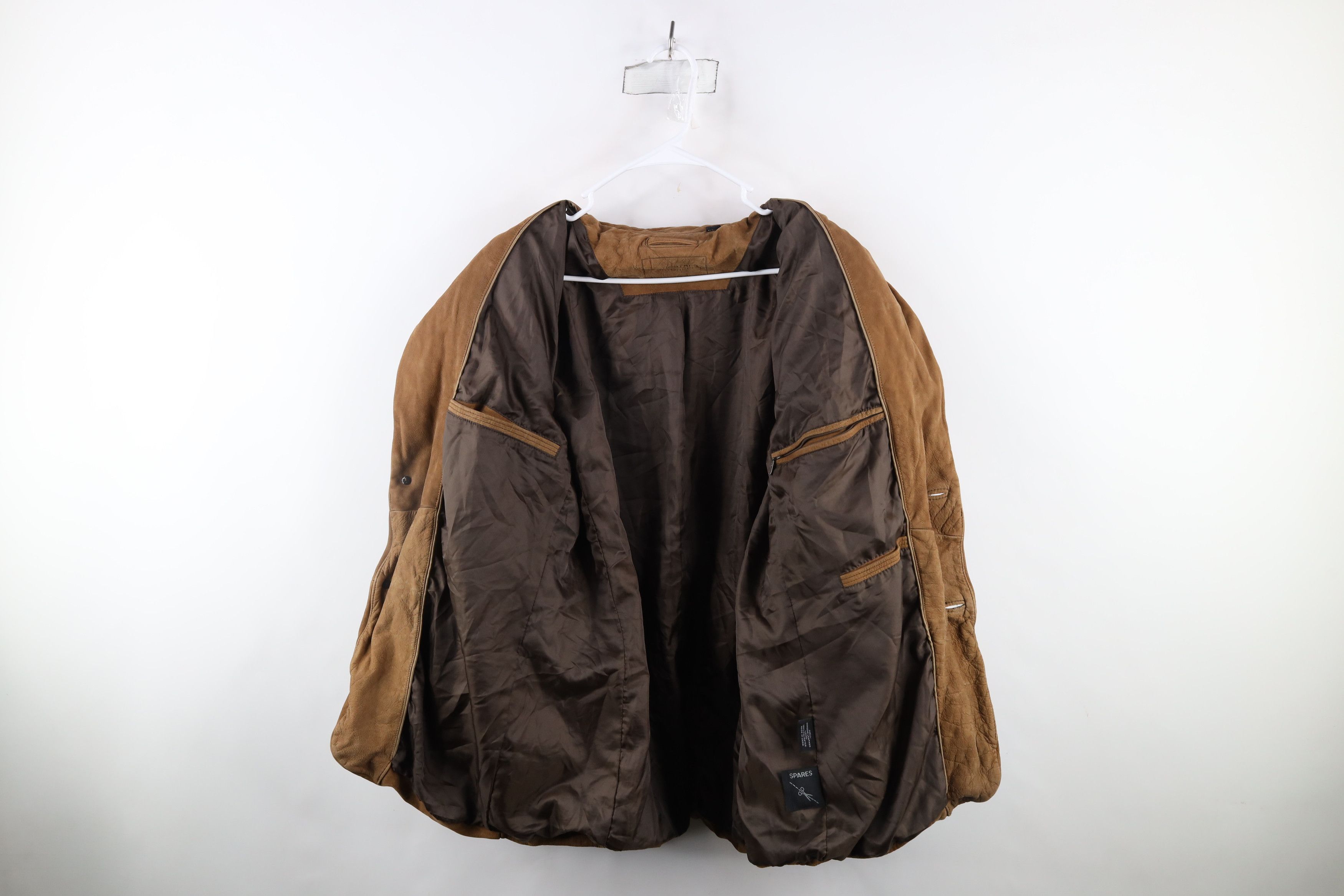 Vintage Vintage 90s Streetwear Leather Sport Coat Blazer Jacket Size US L / EU 52-54 / 3 - 10 Thumbnail