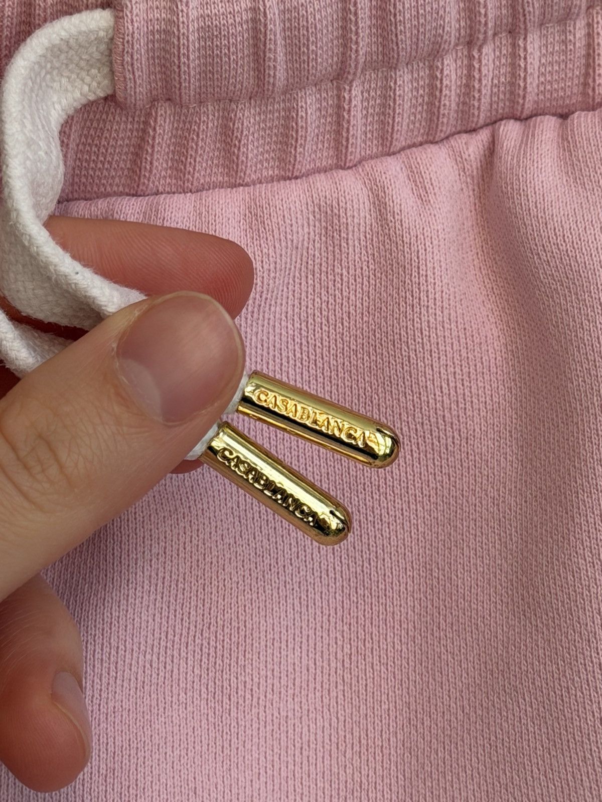 Casablanca Casablanca Logo Patch Pink Shorts Mens Size S Organic Cotton Size US 32 / EU 48 - 8 Thumbnail