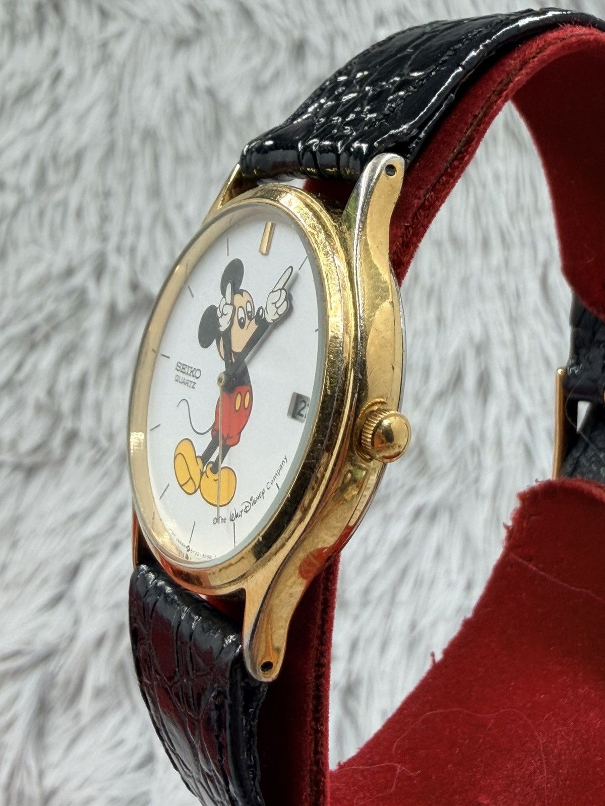 Seiko Vintage SEIKO Mickey Mouse Hand Moving Quartz Men’s Watch Size ONE SIZE - 5 Thumbnail