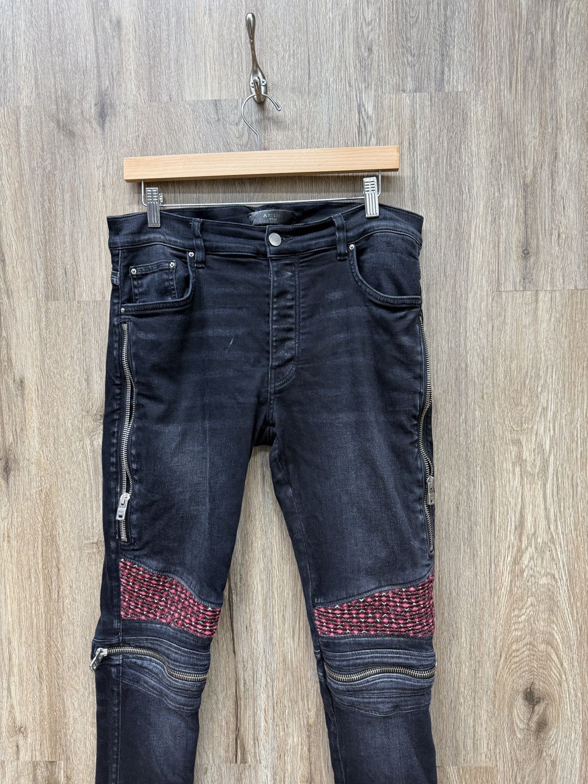 Amiri Amiri MX2 Plaid Denim Jeans Size US 33 - 2 Thumbnail