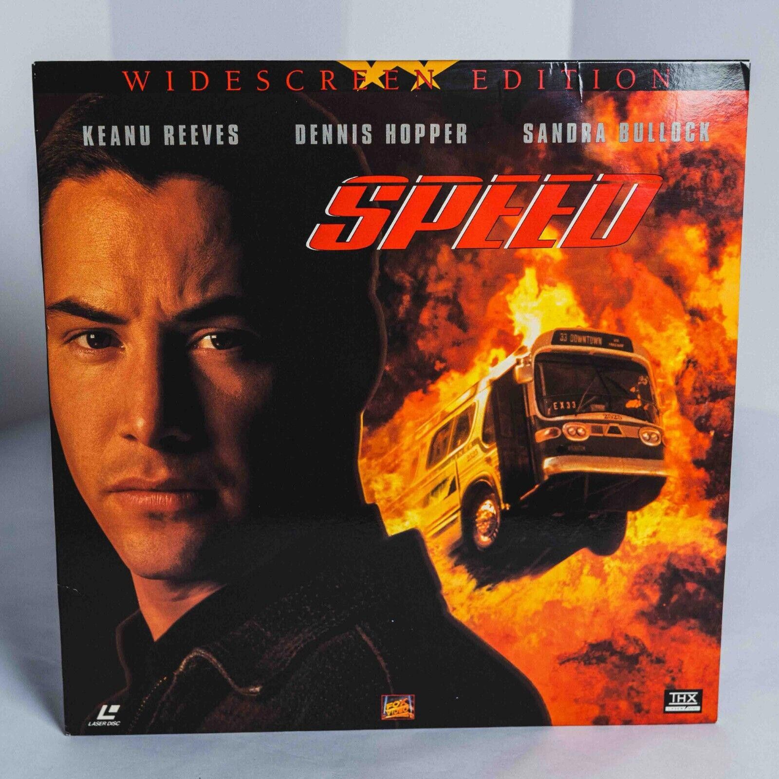 Designer VTG Speed Movie on Laser Disc Reeves Bullock Hopper - 1993 Size ONE SIZE - 1 Thumbnail