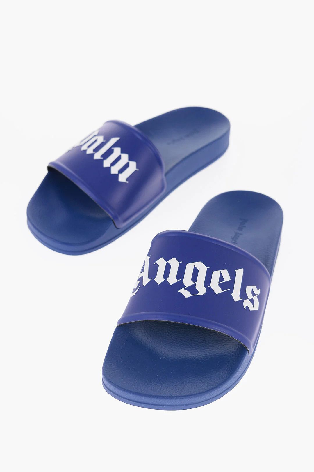 Palm Angels og1mm0226 Solid-Color Slides in Blue Size US 12 / EU 45 - 2 Thumbnail