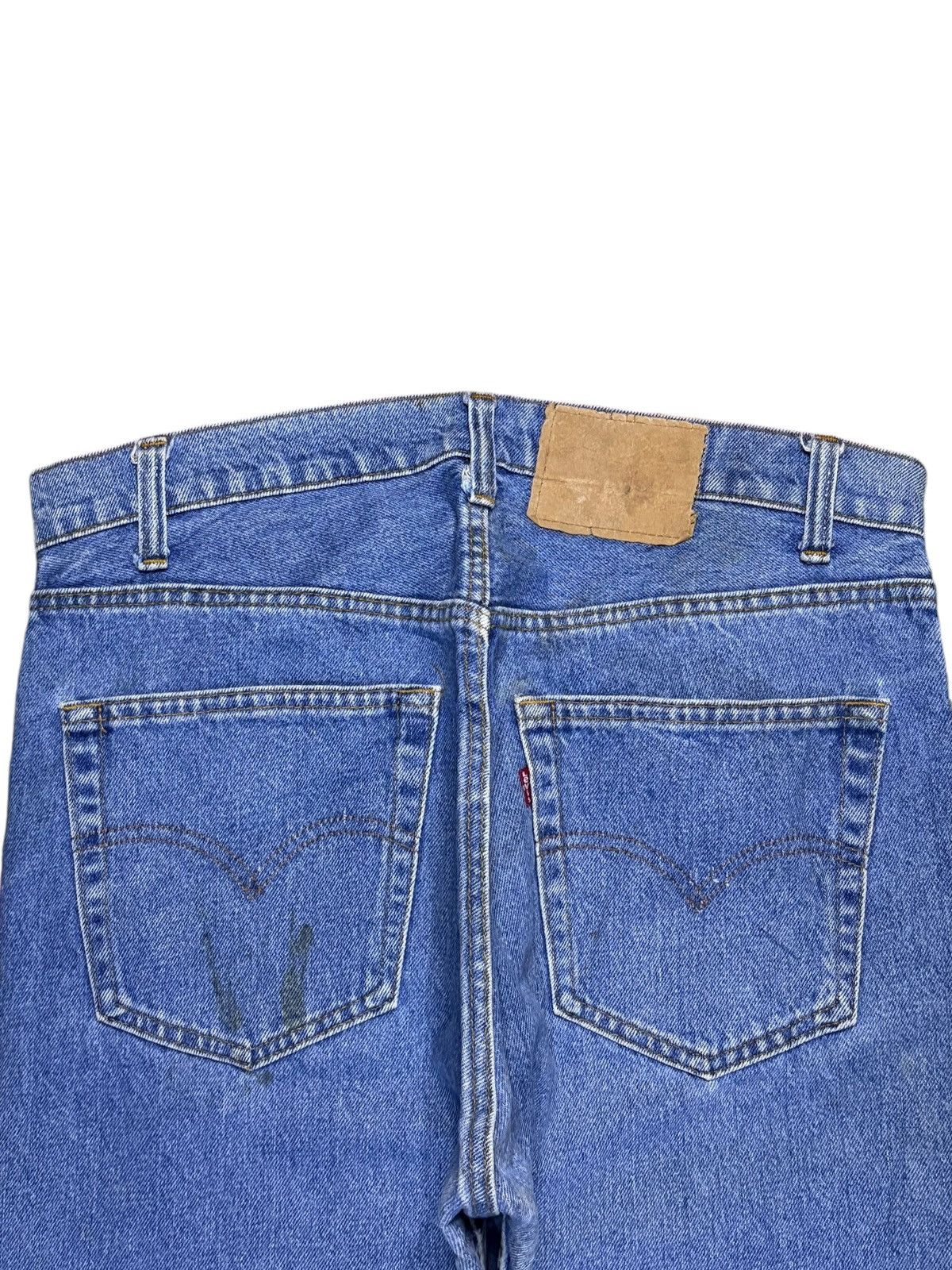 Levi's × Vintage Vintage 70s Levis Blue Wash Grunge Style Jeans Size US 33 - 8 Thumbnail