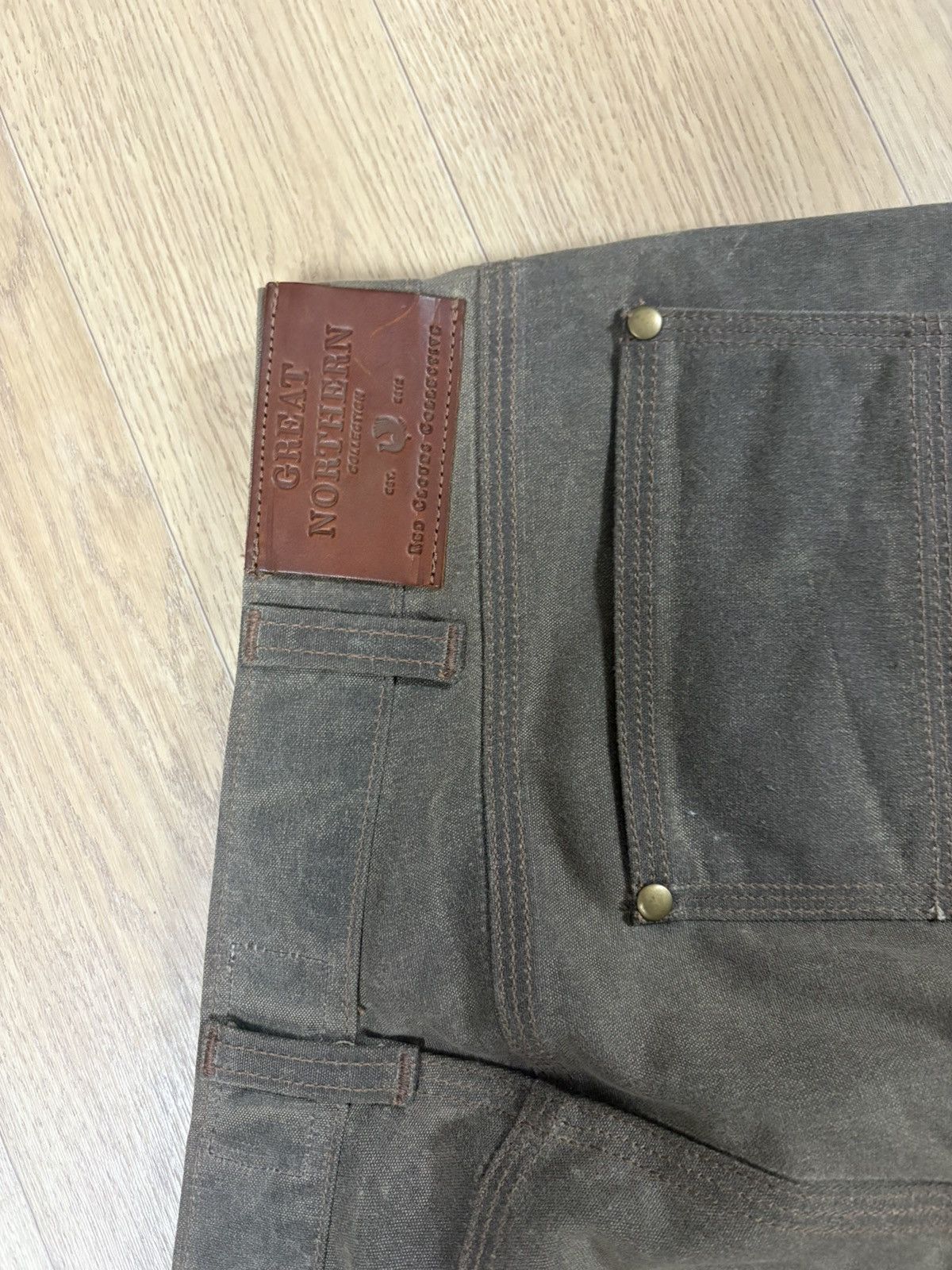 Red Clouds Collective Canvas Fitted Work Pant - Havana Size US 32 / EU 48 - 4 Thumbnail
