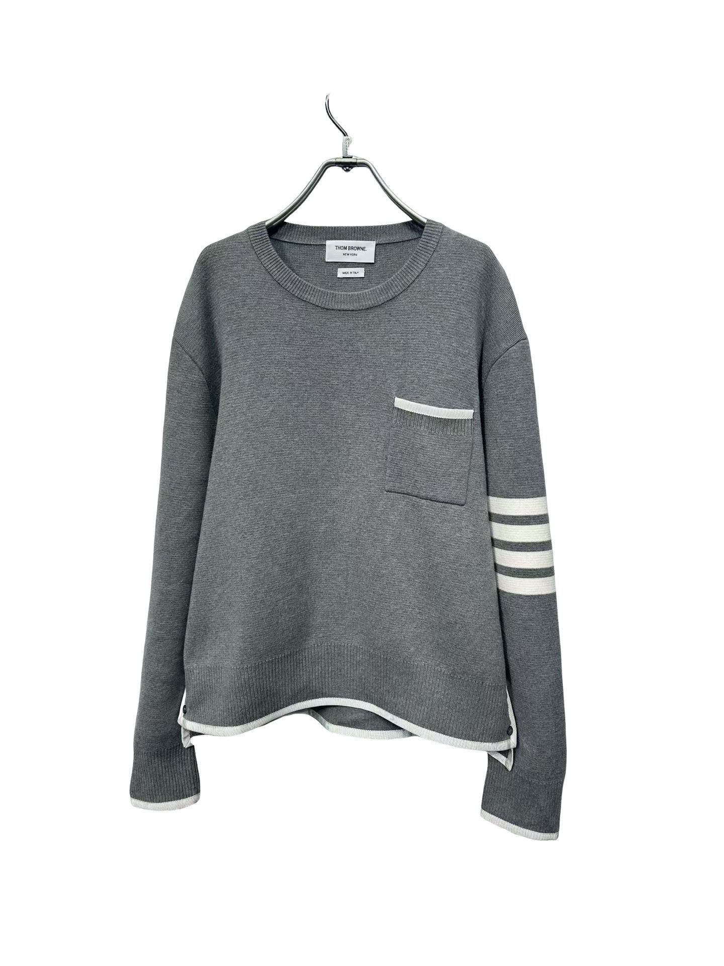 Thom Browne Thom Browne 4-Bar Waffle Knit Sweater Size 3 Size US L / EU 52-54 / 3 - 1 Thumbnail
