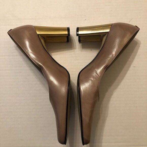 Other Paul Melian women's leather heel shoes size: 5 1/2B Size US 5.5 / IT 35.5 - 3 Thumbnail