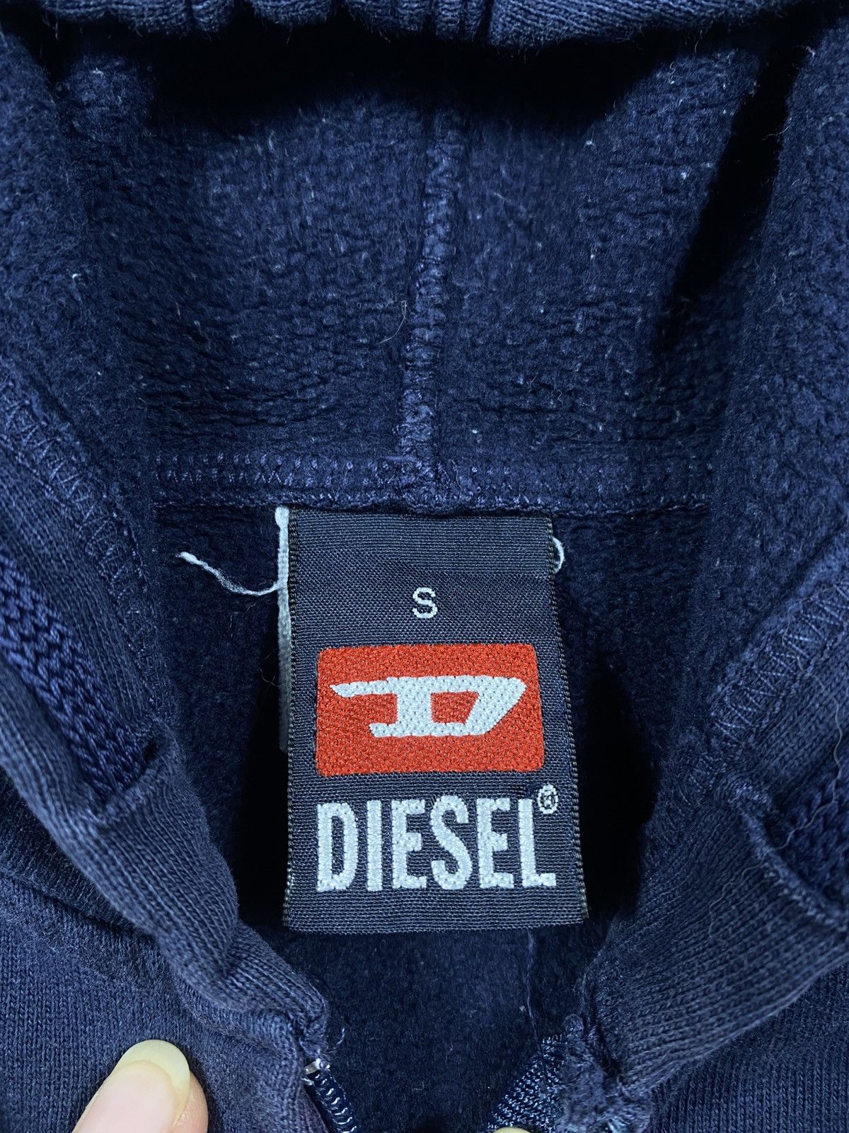 Diesel × If Six Was Nine × Le Grande Bleu (L.G.B.) Y2k Diesel Cropped Zip Hoodie Size US S / EU 44-46 / 1 - 4 Thumbnail