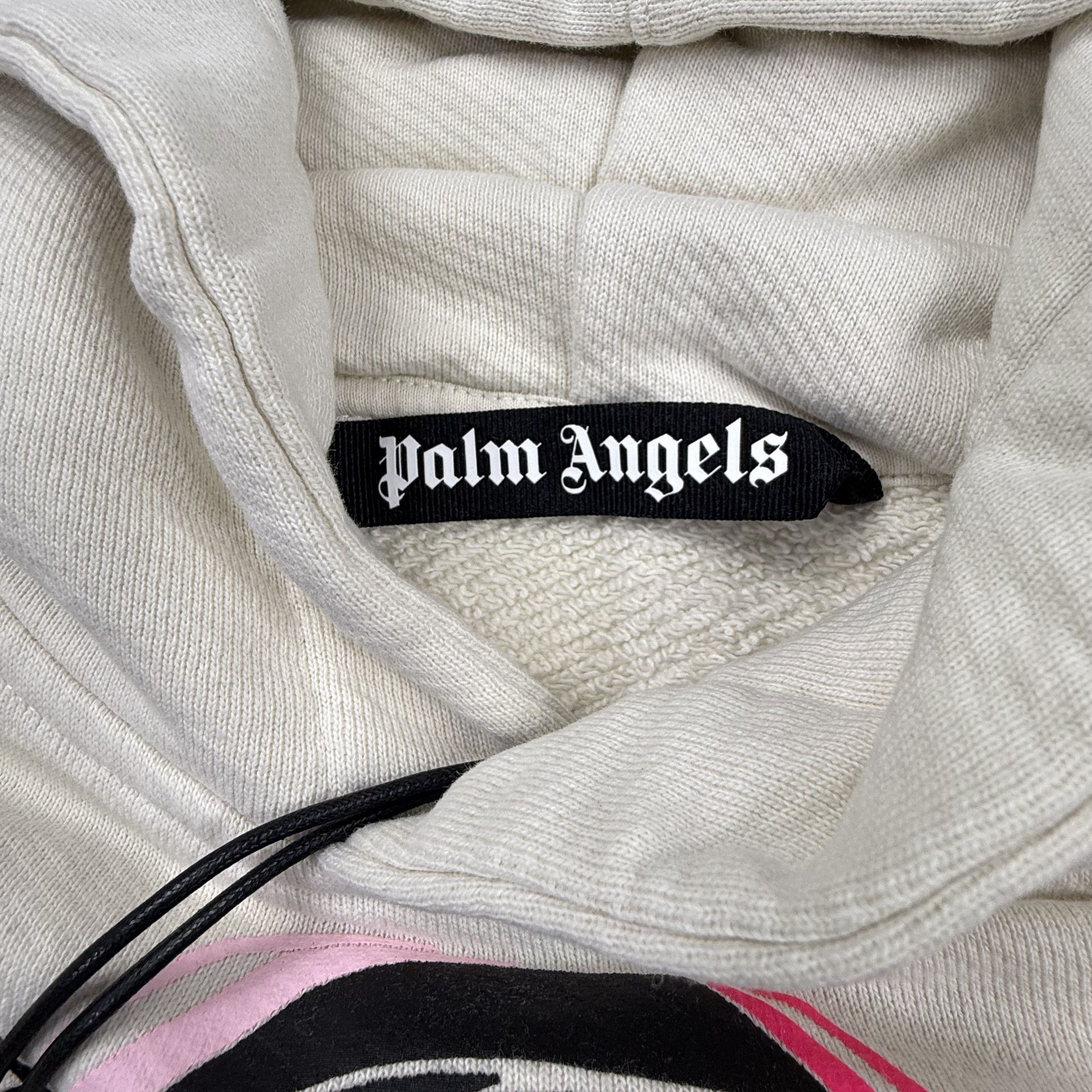 Palm Angels Palm Angels Cream Graphic Hoodie Mens Medium Size US M / EU 48-50 / 2 - 4 Thumbnail