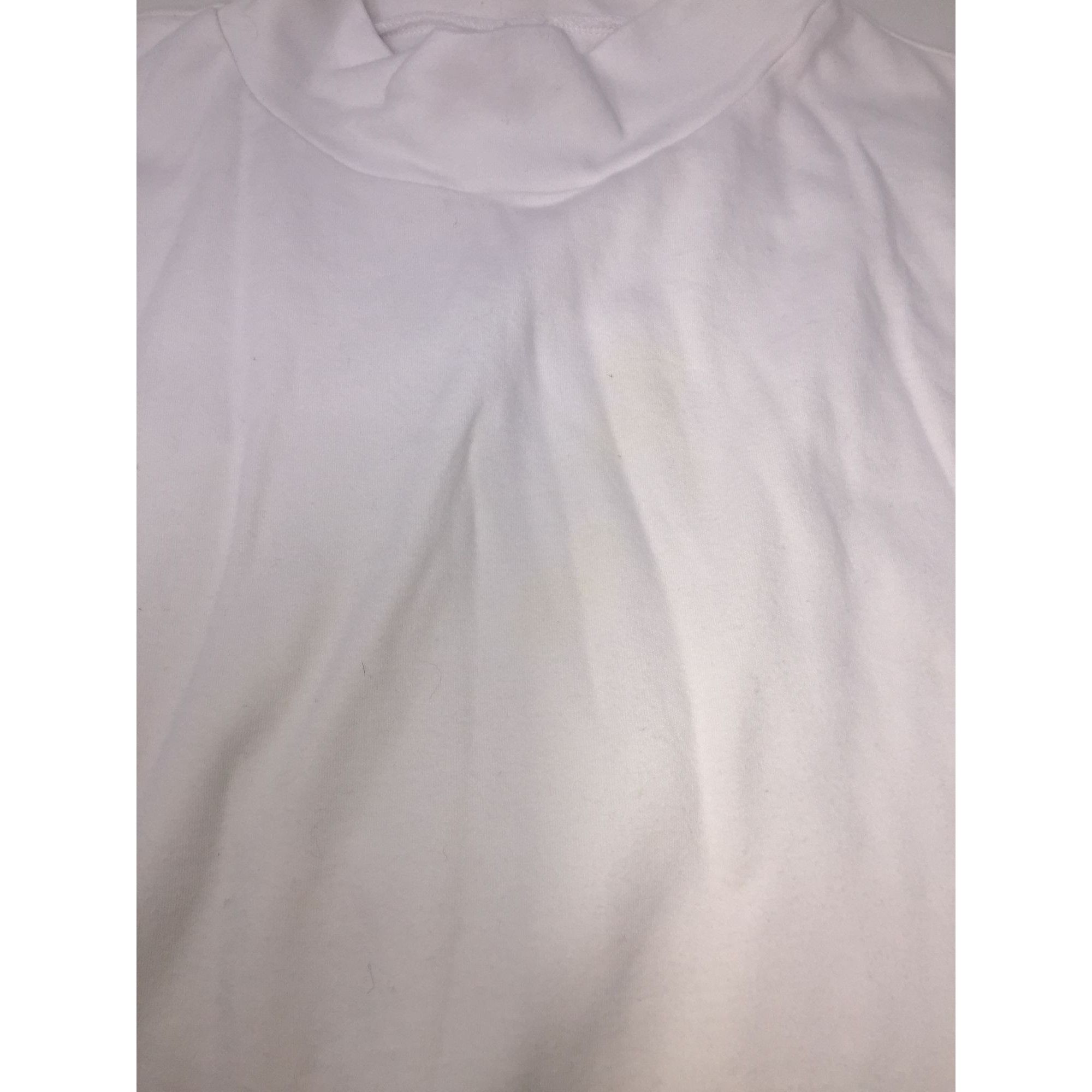 Croft & Barrow Croft & Barrow Size 2X White Cotton Long Sleeved Turtleneck Size XXL / US 16-18 / IT 52-54 - 4 Thumbnail