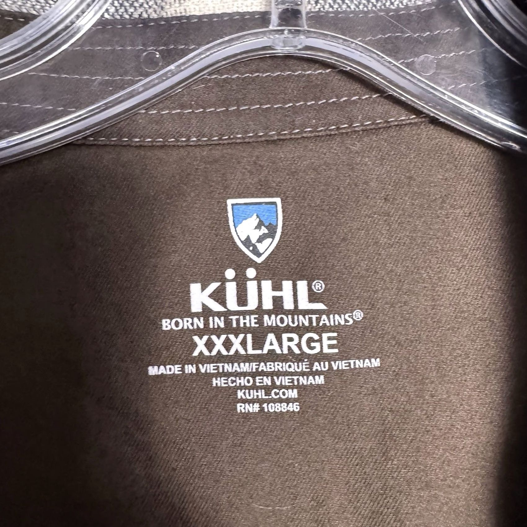 Vintage KUHL Shirt Mens 3XL Plaid The Law Flannel Shadow Barn Chore 7373 Size US XXL / EU 58 / 5 - 6 Thumbnail