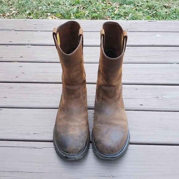 Caterpillar CAT Caterpillar Revolver Brown Oiled Leather Distressed Boot Size US 13 / EU 46 - 5 Thumbnail