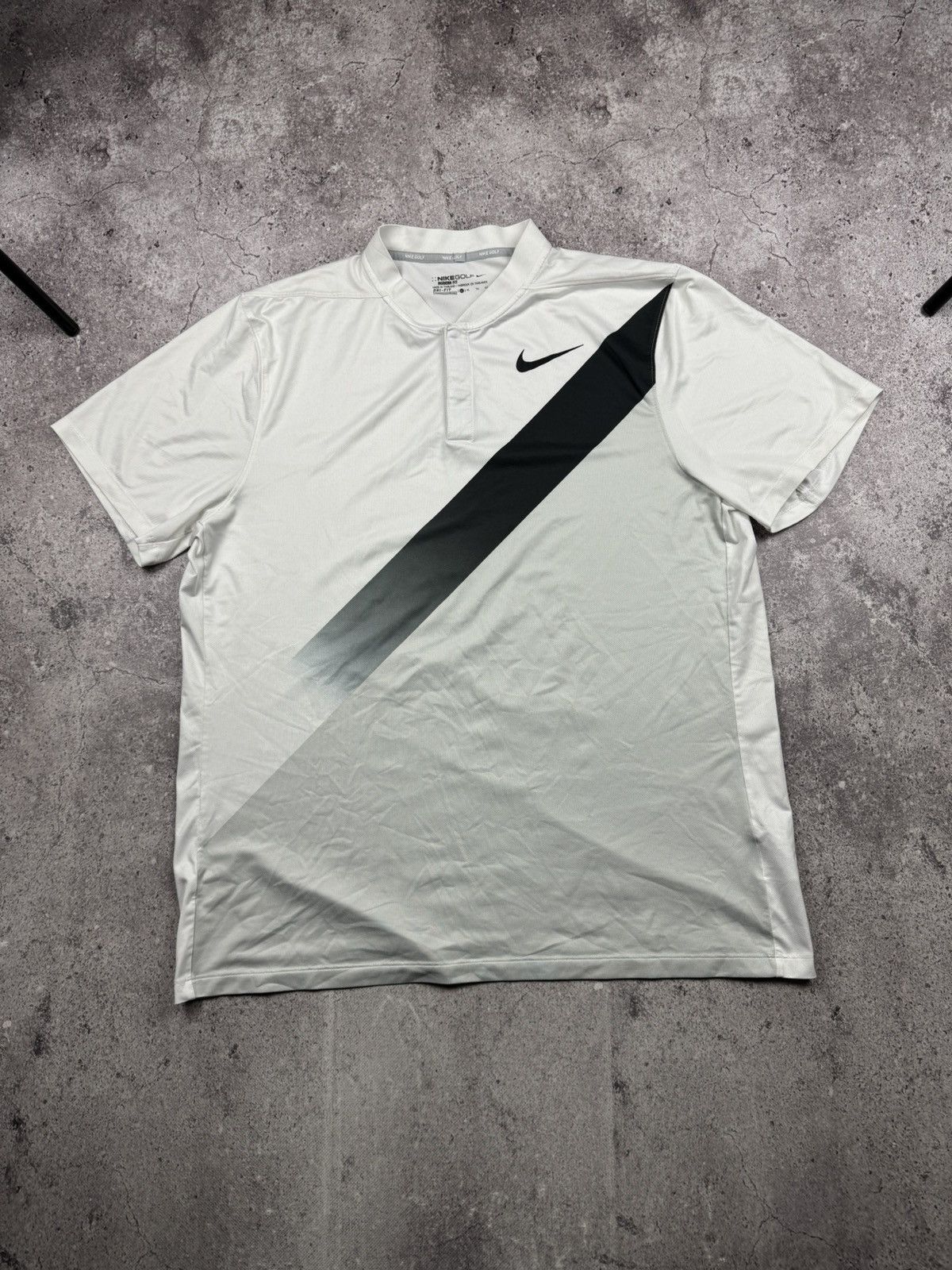 Nike Vintage Nike Golf Striped Polo T-Shirt Y2K Size US XL / EU 56 / 4 - 1 Thumbnail