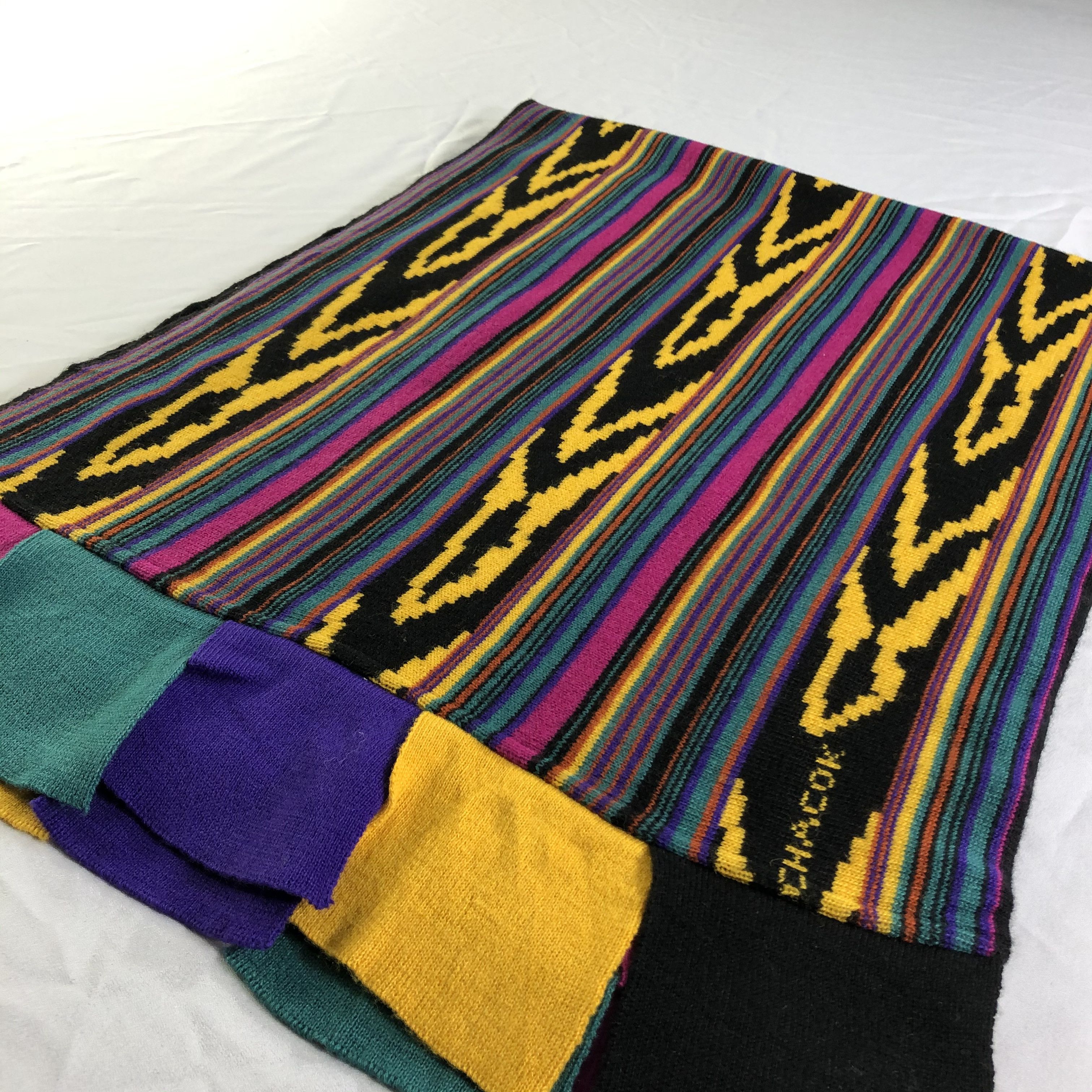 Vintage Chacok Navajo Wool Scarf Muffler Neckwear V2567 Size ONE SIZE - 3 Thumbnail