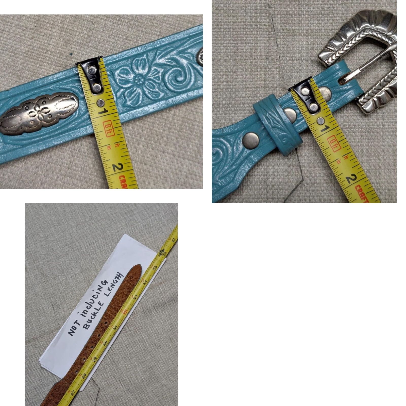 Vintage VINTAGE west ern belt? Size 30 - 8 Thumbnail