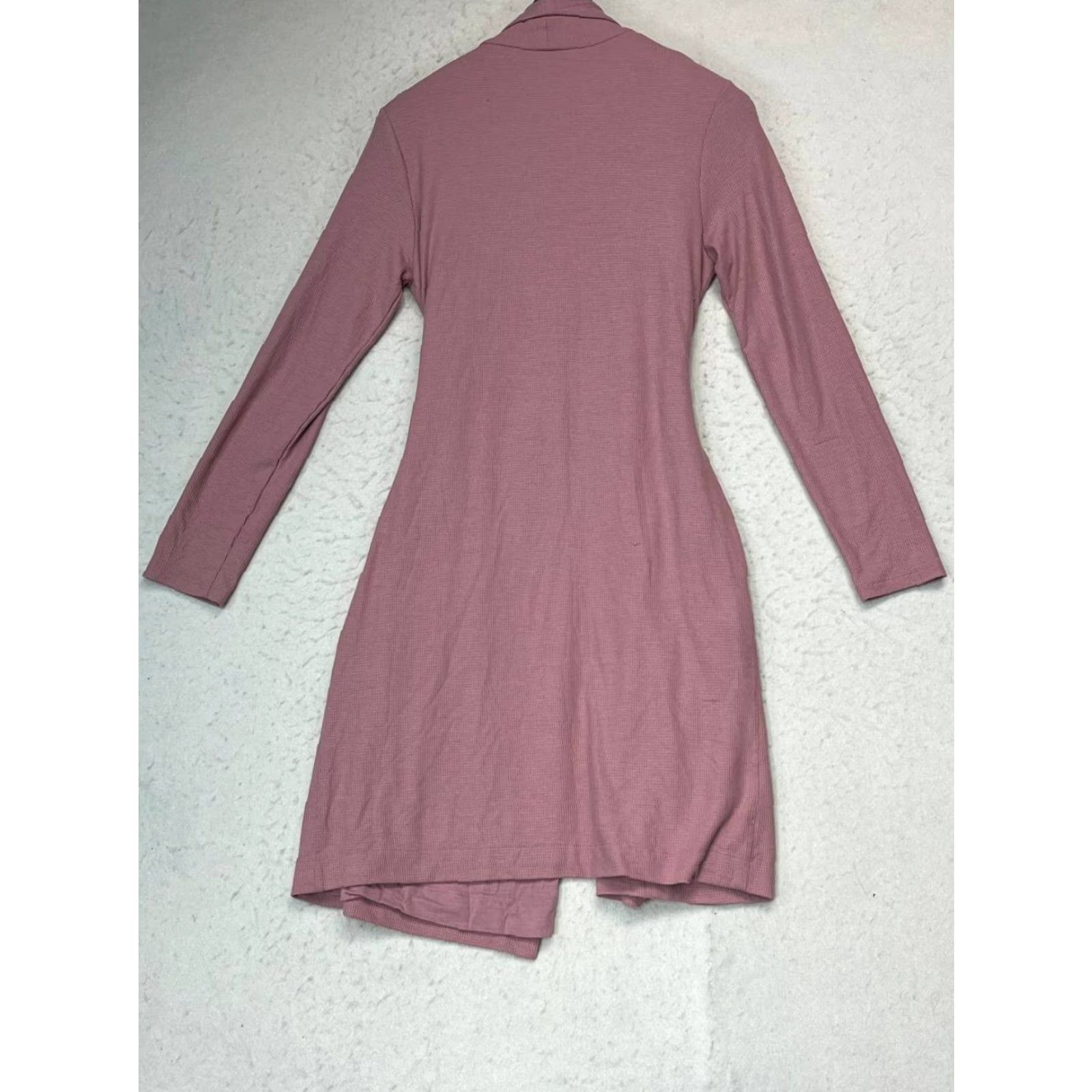 Athleta Athleta Wind Down Robe Cardigan Sweater Women Small Pink Rose Open Long Sleeve Vintage No Size ONE SIZE - 2 Thumbnail