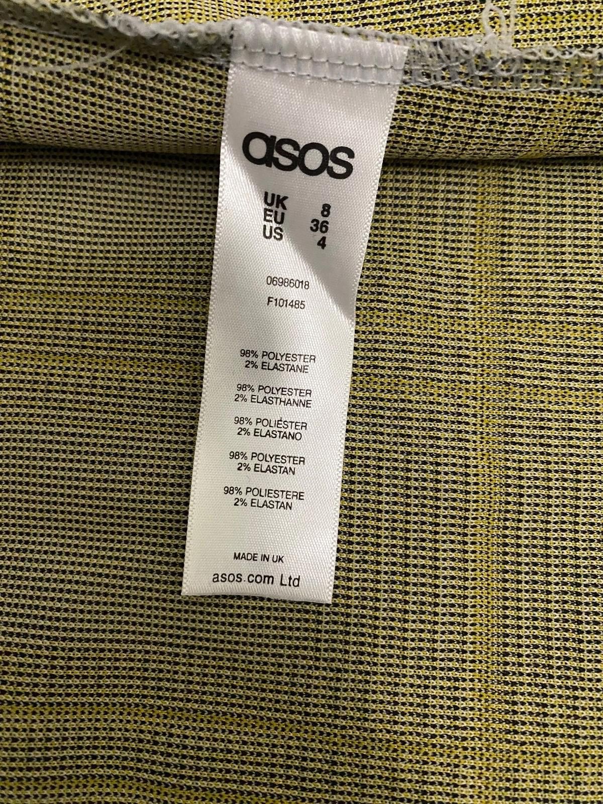 Asos NWT ASOS Pencil Skirt with Slit in Plaid (US 4) Size 27" / US 4 / IT 40 - 8 Thumbnail