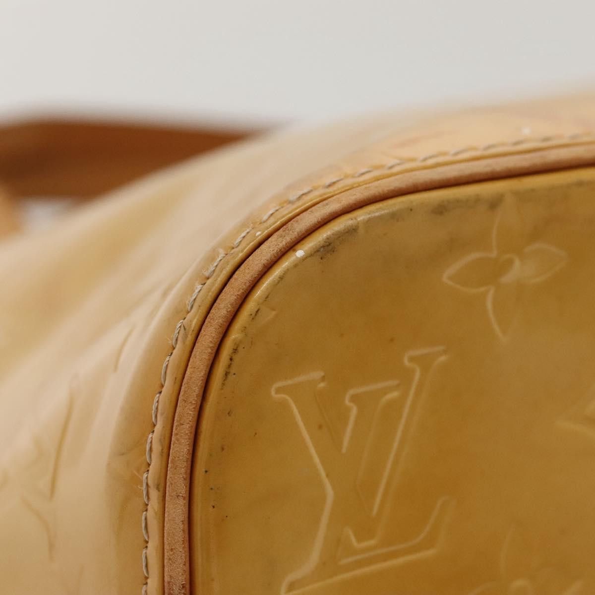 Louis Vuitton LOUIS VUITTON Monogram Vernis Houston Hand Bag Beige M91004 Size ONE SIZE - 15 Thumbnail
