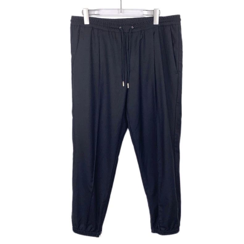 Dior Dior Size XL Tie-up black wool casual trousers and sweatpan Size US 38 / EU 54 - 1 Thumbnail