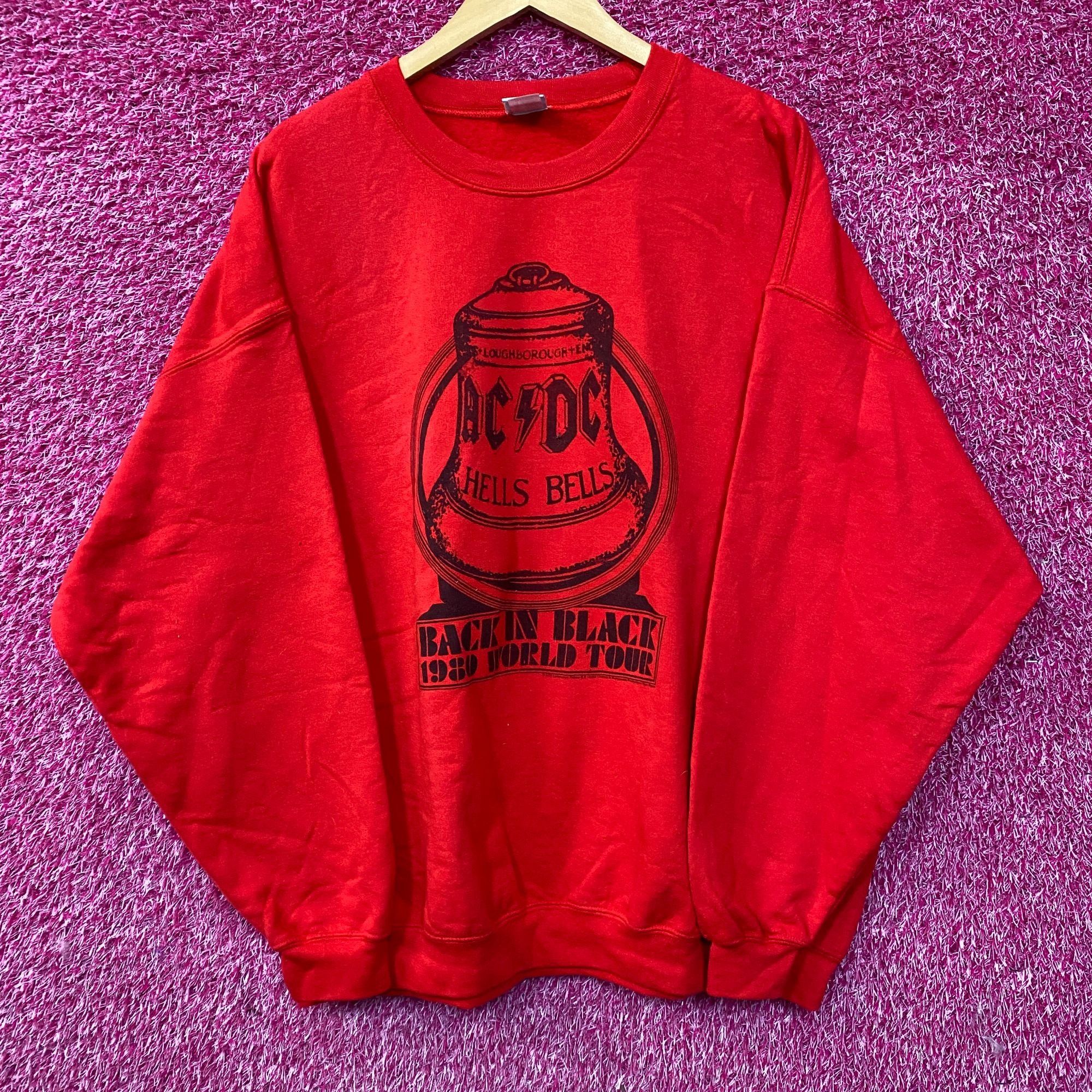 AC/DC Acdc Hells Bells BiB 80s World Tour Crewneck Sweater size XL Size US XL / EU 56 / 4 - 1 Thumbnail
