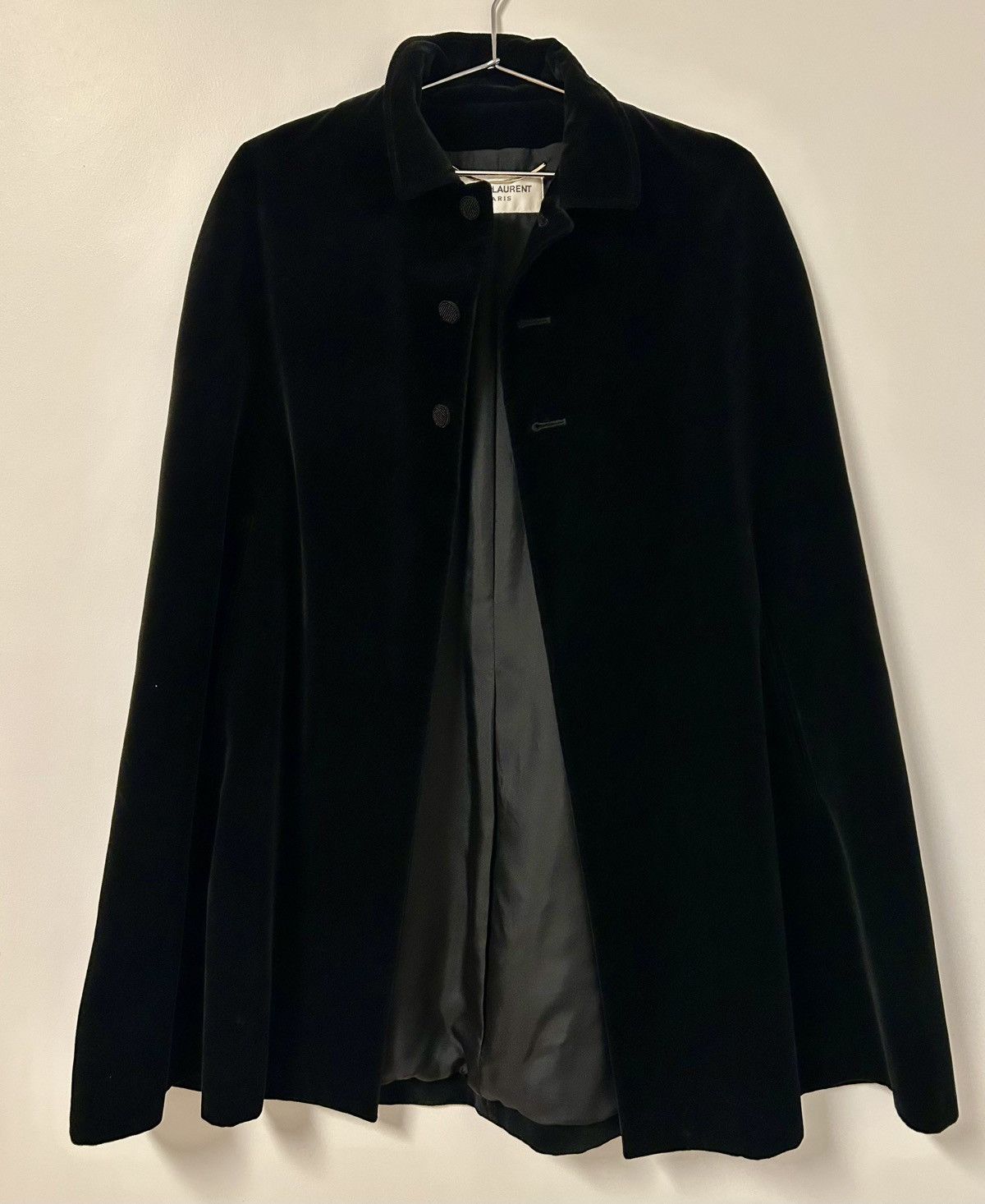 Saint Laurent Paris YSL VELVET CAPE Size US XXS / EU 40 - 1 Thumbnail