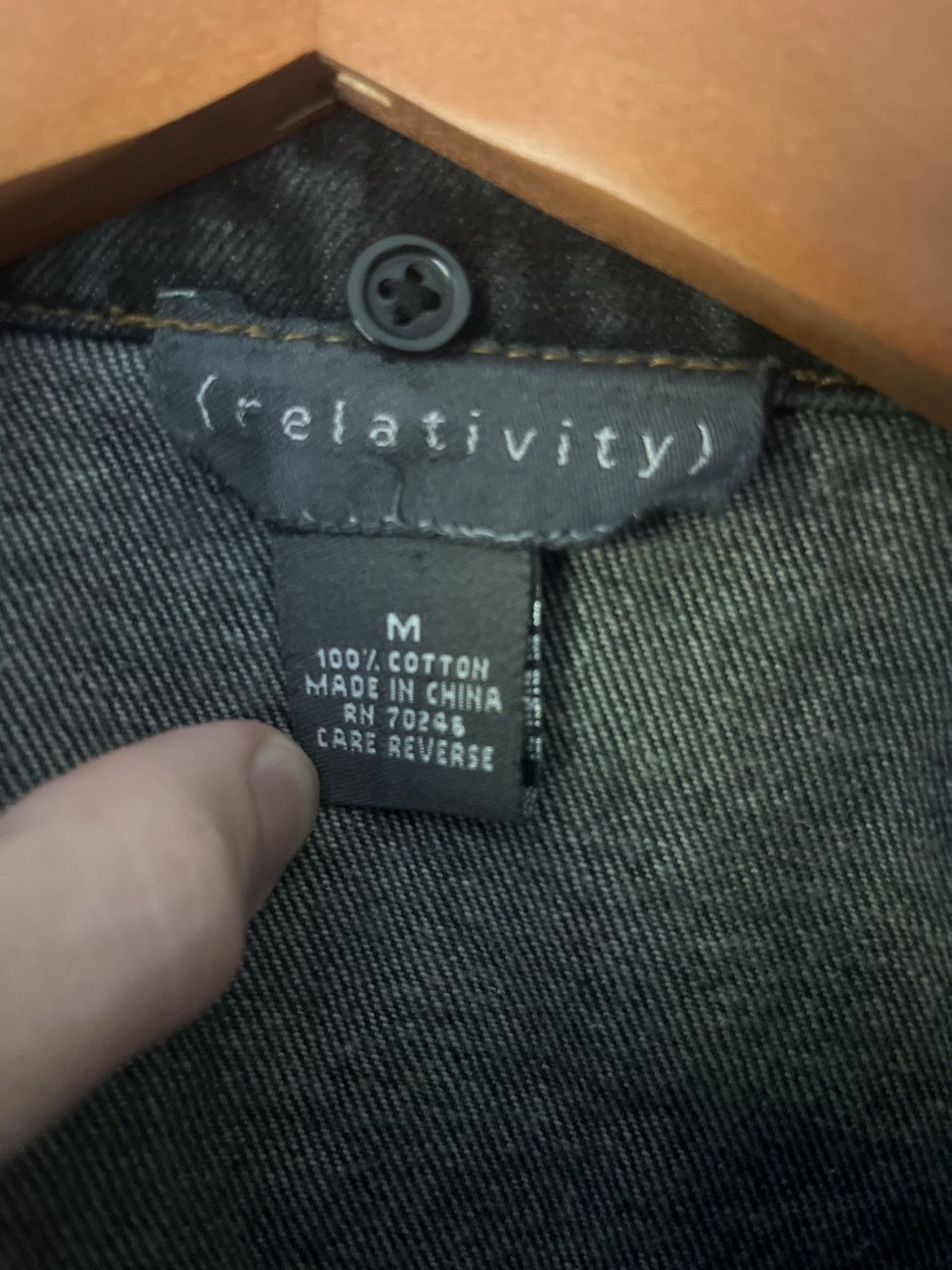 Japanese Brand × Vintage Relativity Denim Jacket Size US M / EU 48-50 / 2 - 5 Thumbnail