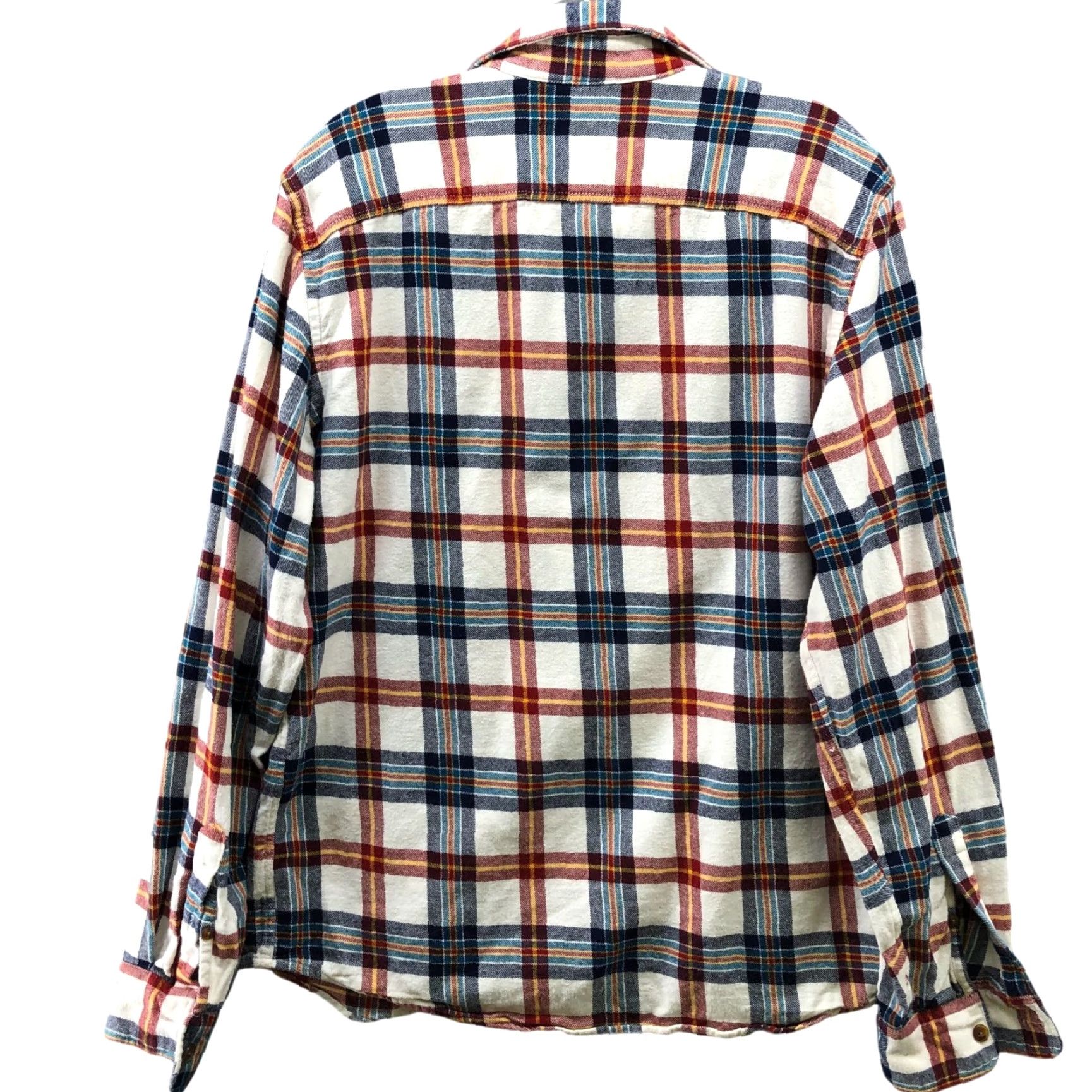 Gap Gap Untucked Flannel Shirt Mens M Plaid Multicolor Cotton Size US M / EU 48-50 / 2 - 2 Thumbnail
