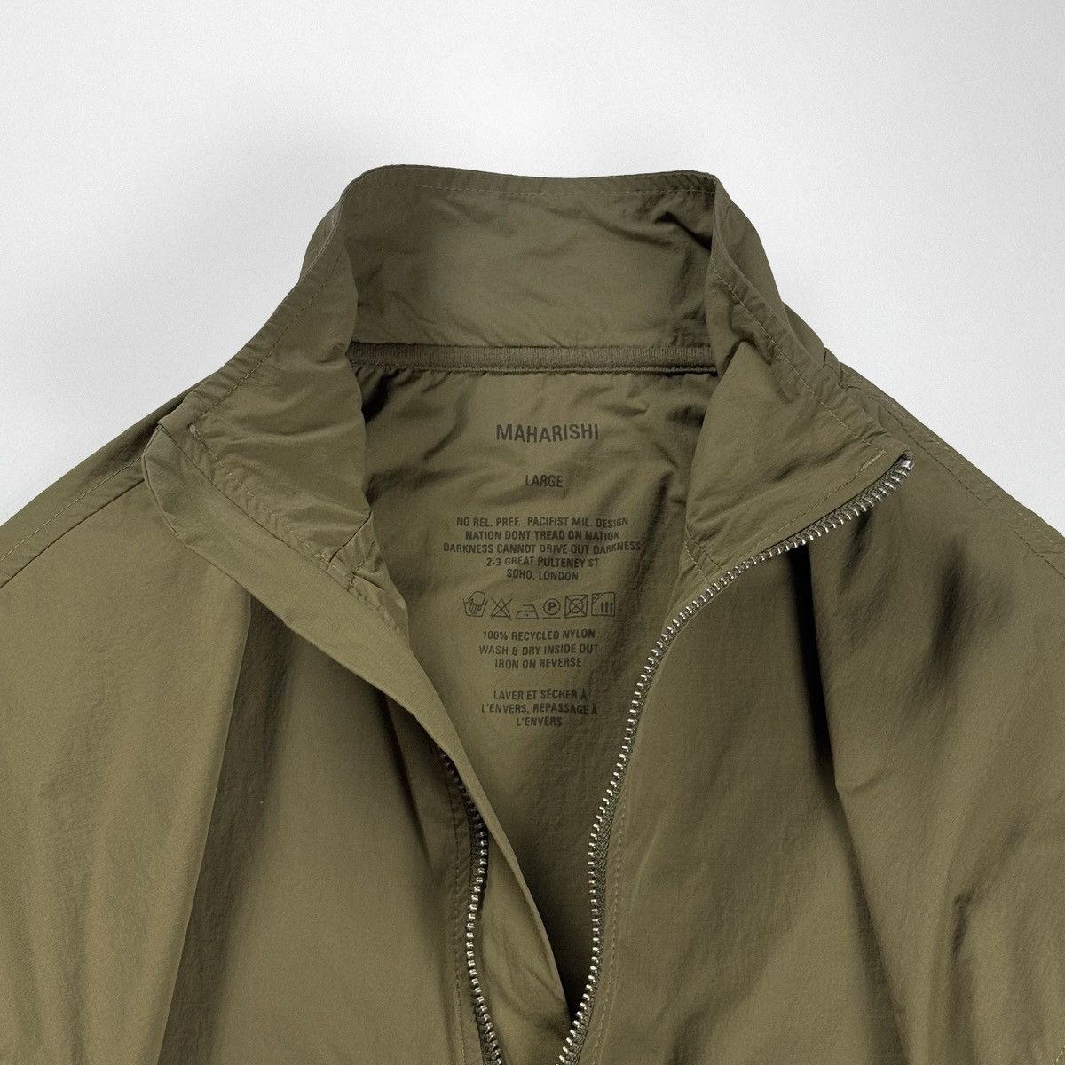 Maharishi Maharishi Logo Nylon Anorak Jacket Size US M / EU 48-50 / 2 - 6 Thumbnail