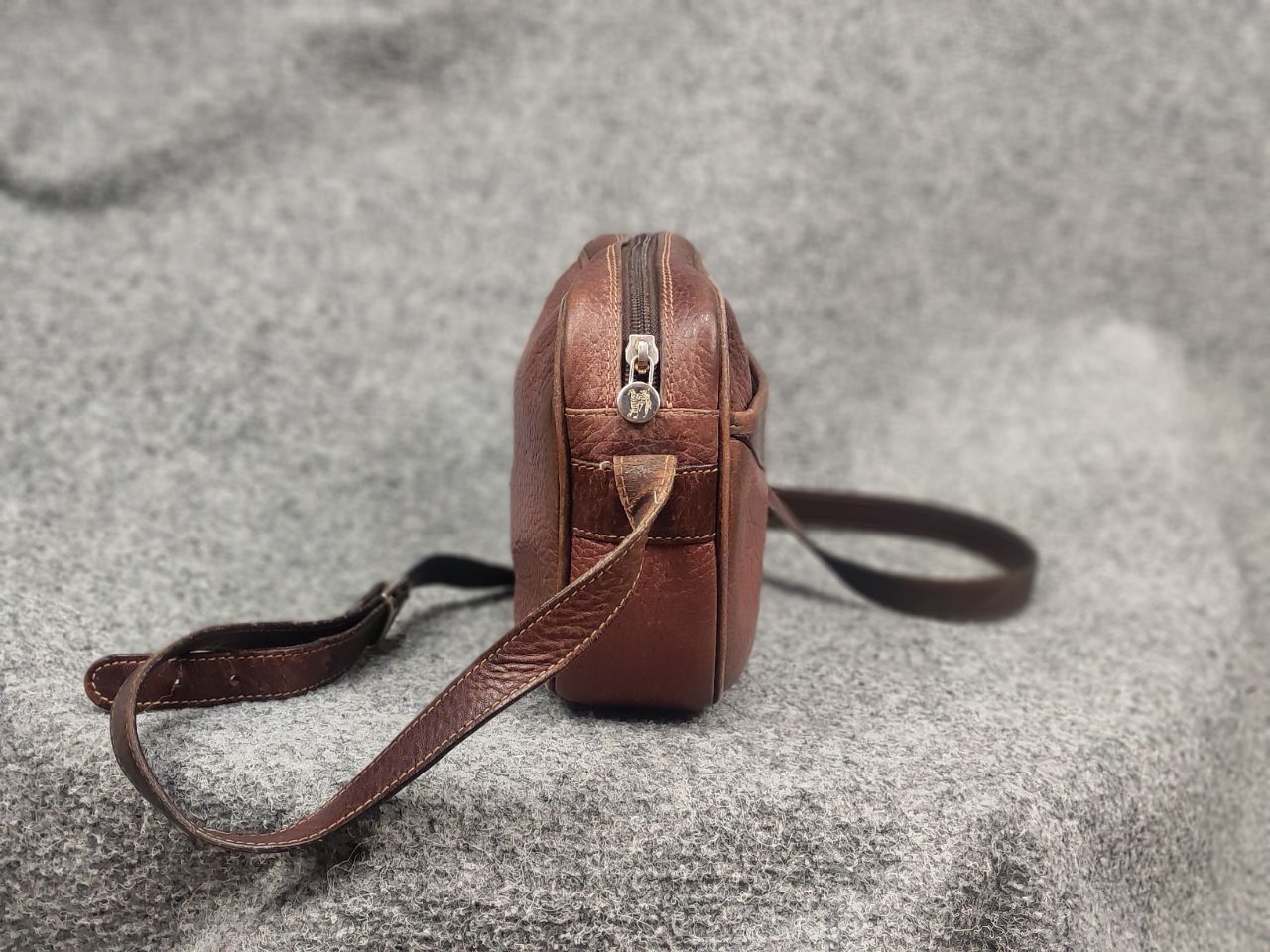 Burberry Vintage 90's Burberry brown leather messenger shoulder bag Size ONE SIZE - 12 Thumbnail