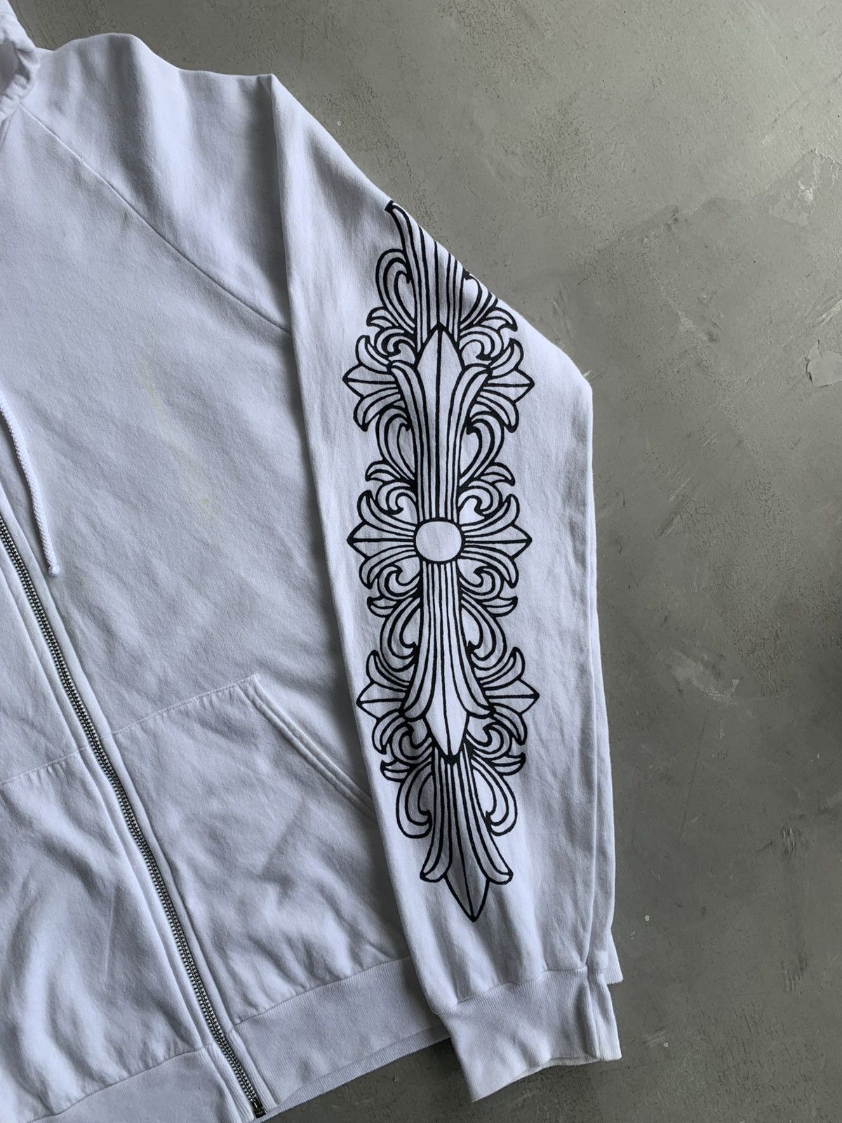 Chrome Hearts Rare 90s - Floral Horseshoe Zip Hoodie Size US L / EU 52-54 / 3 - 4 Thumbnail