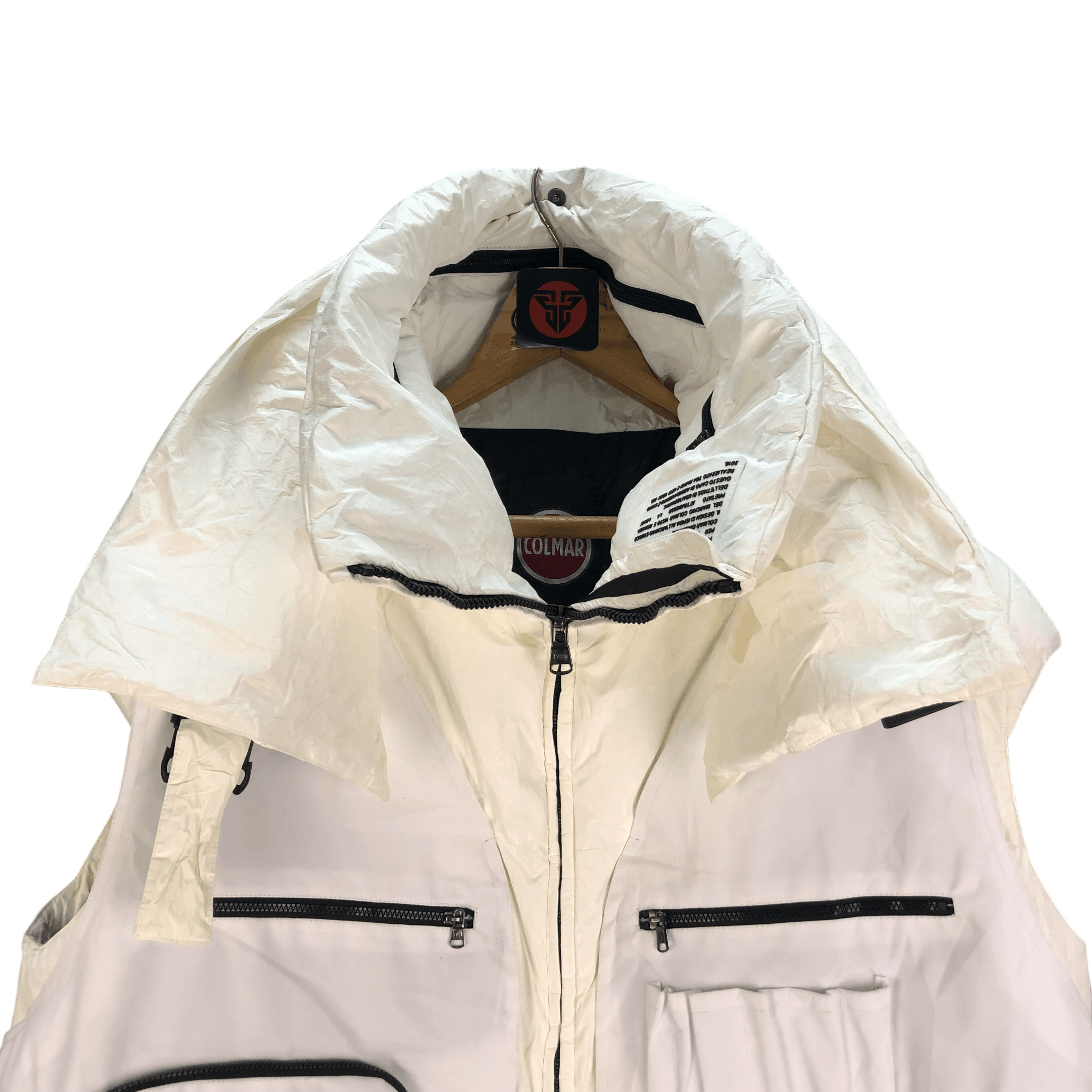 Colmar Colmar A.G.E. by Shayne Oliver White Utility Vest #6509-70 Size US XXL / EU 58 / 5 - 8 Thumbnail