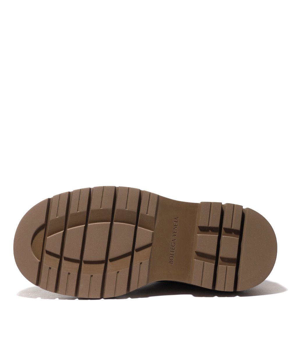 Bottega Veneta o1n1vont0924 Brown Sole Tire Ankle Chelsea Boot in Black Size US 8 / EU 41 - 2 Thumbnail