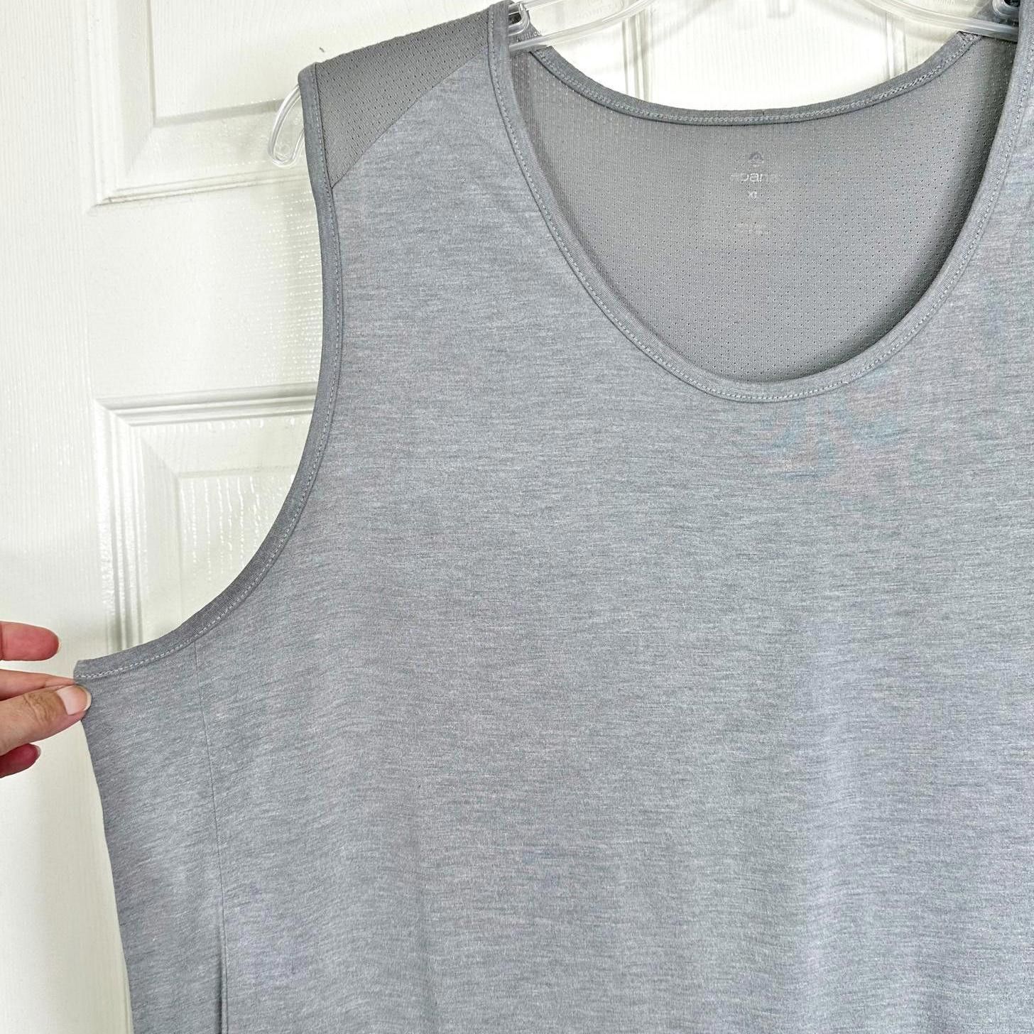 Designer Apana Sleeveless Activewear Tank Top Grey Men's XL Size US XL / EU 56 / 4 - 5 Thumbnail